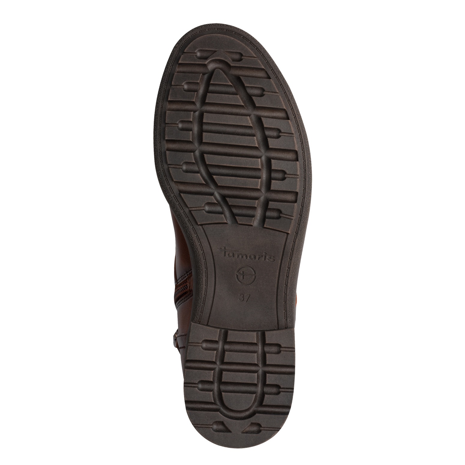 Tamaris Schnürstiefelette  , Blockabsatz, Schnürboots mit Nieten am Schaftrand besetzt