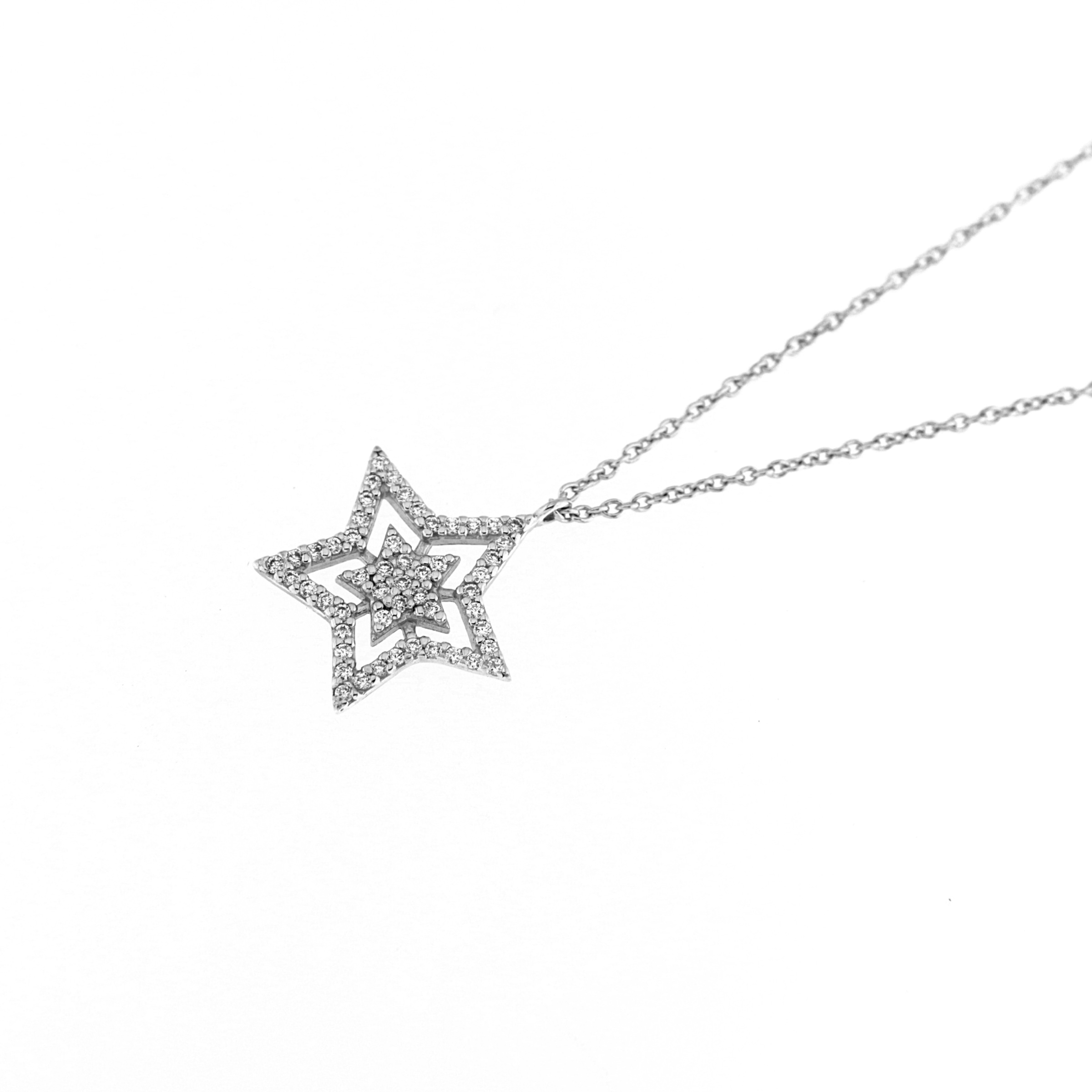 Smart Jewel Kette mit Anhänger bestellen Stern | Silber 925« Zirkonia mit »Collier Steinen, UNIVERSAL