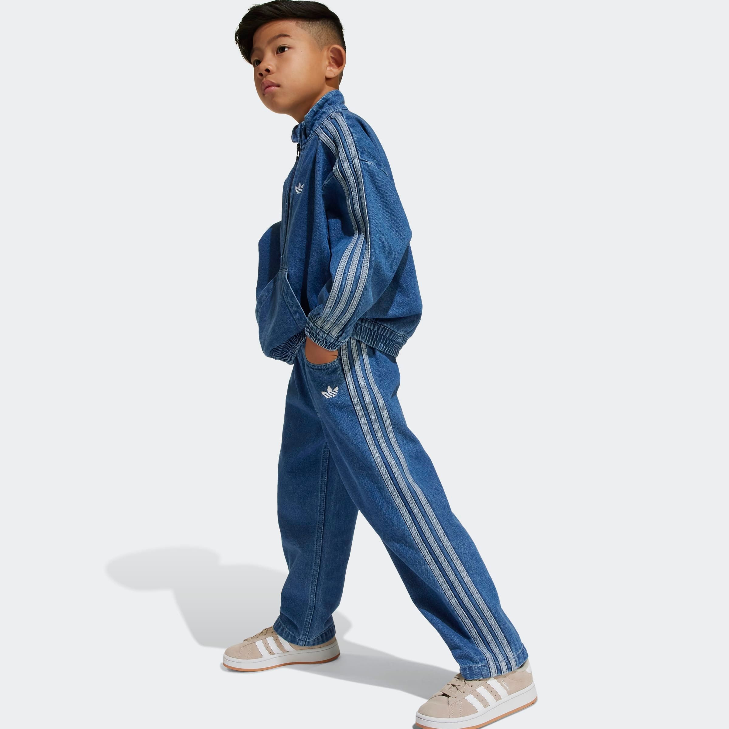adidas Originals Trainingsanzug »DENIM SET« 2 Stk. für Kinder, zweiteiliges Set, aus Baumwolle