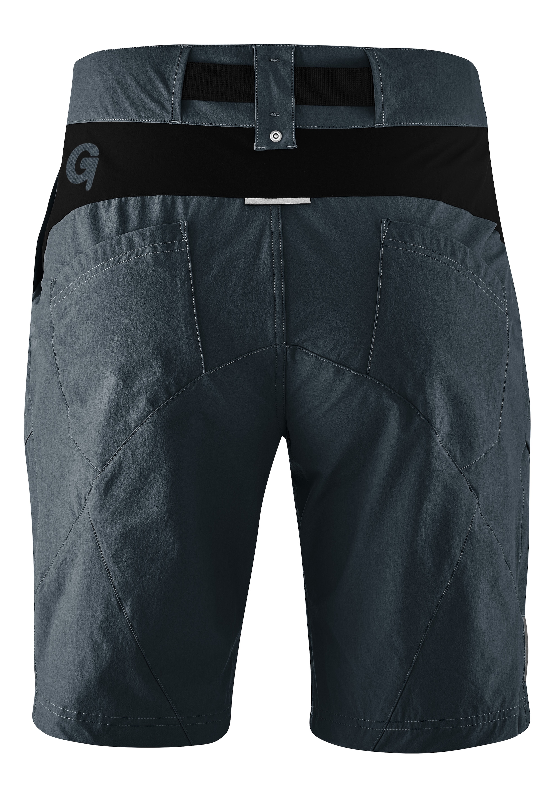 Gonso Fahrradhose »Arico Basic«, kurze Herren Radhose mit Sitzpolster, wasserabweisend, inkl. Gürtel