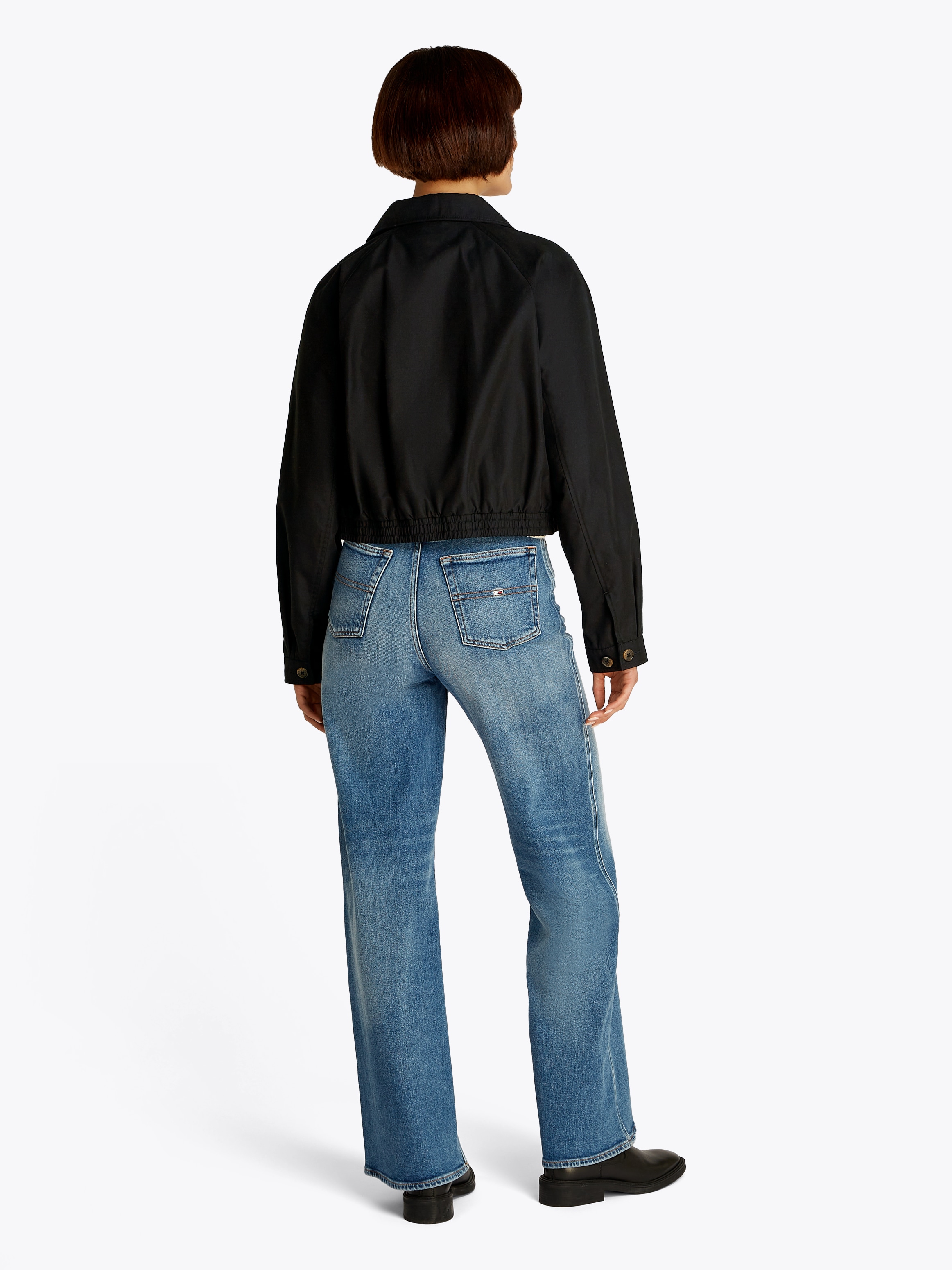 Tommy Jeans Blouson »TJW COTTON JACKET EXT«, mit kurzem Schnitt, mit Raglanärmeln