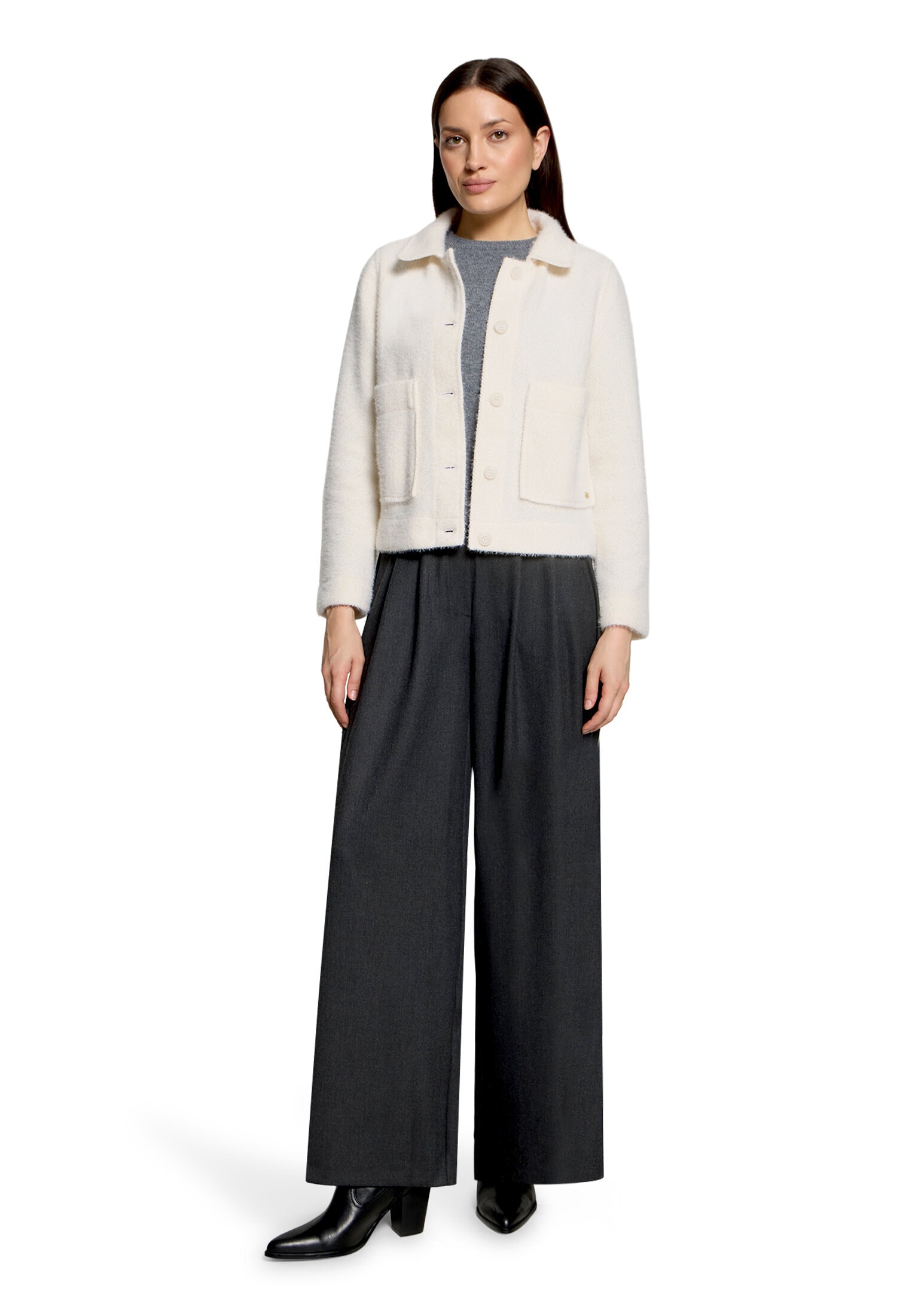 Betty&Co Outdoorjacke »Casual-Jacke mit Kragen«