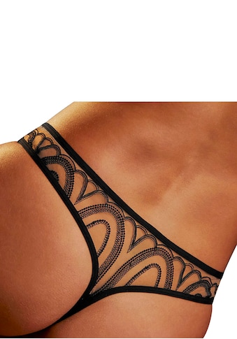 LASCANA String, mit verführerischem Netzmaterial in Tattoo-Optik kaufen