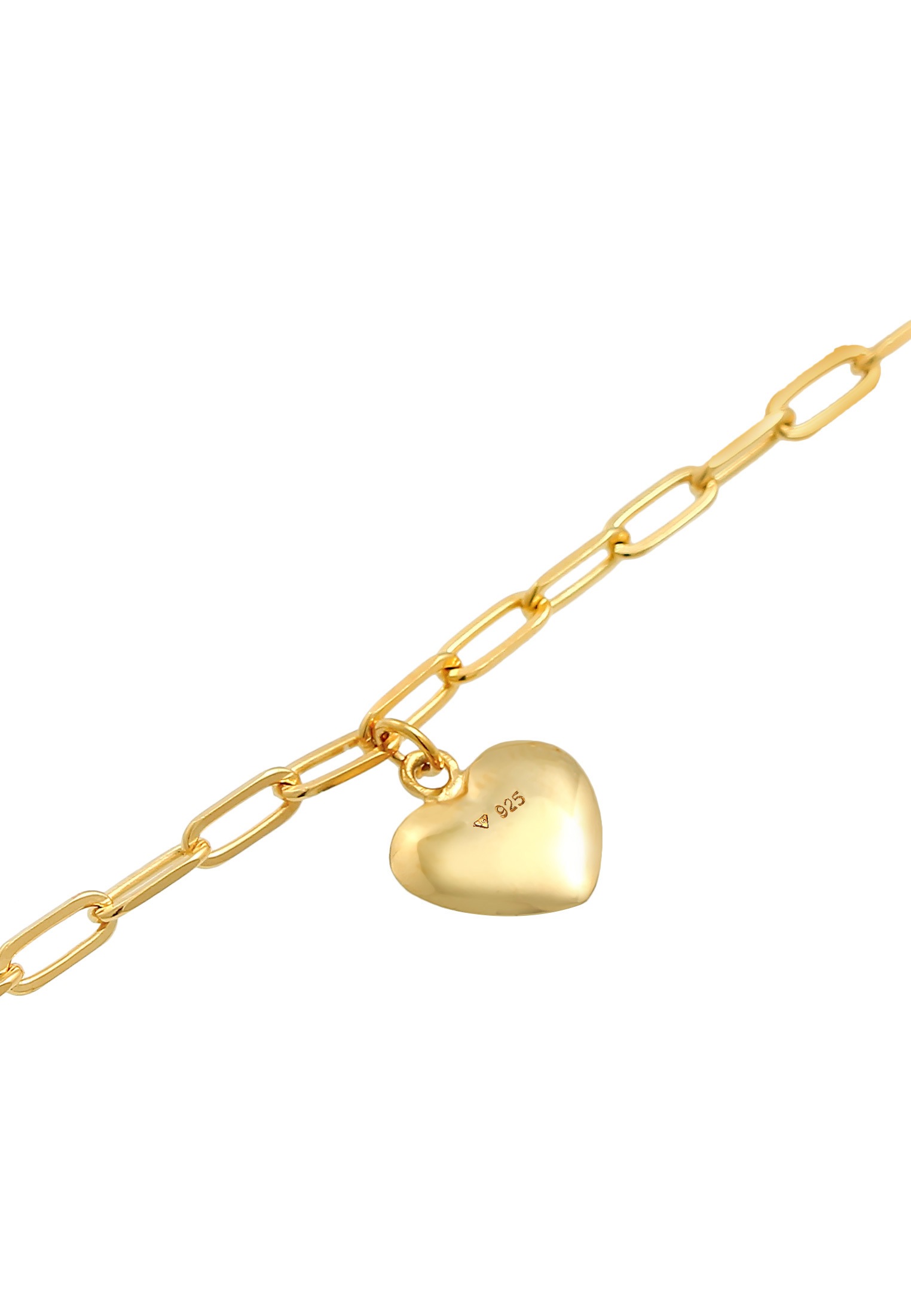 Elli Armkette »Armband Herz Liebe Trend Romantik 925 Silber«