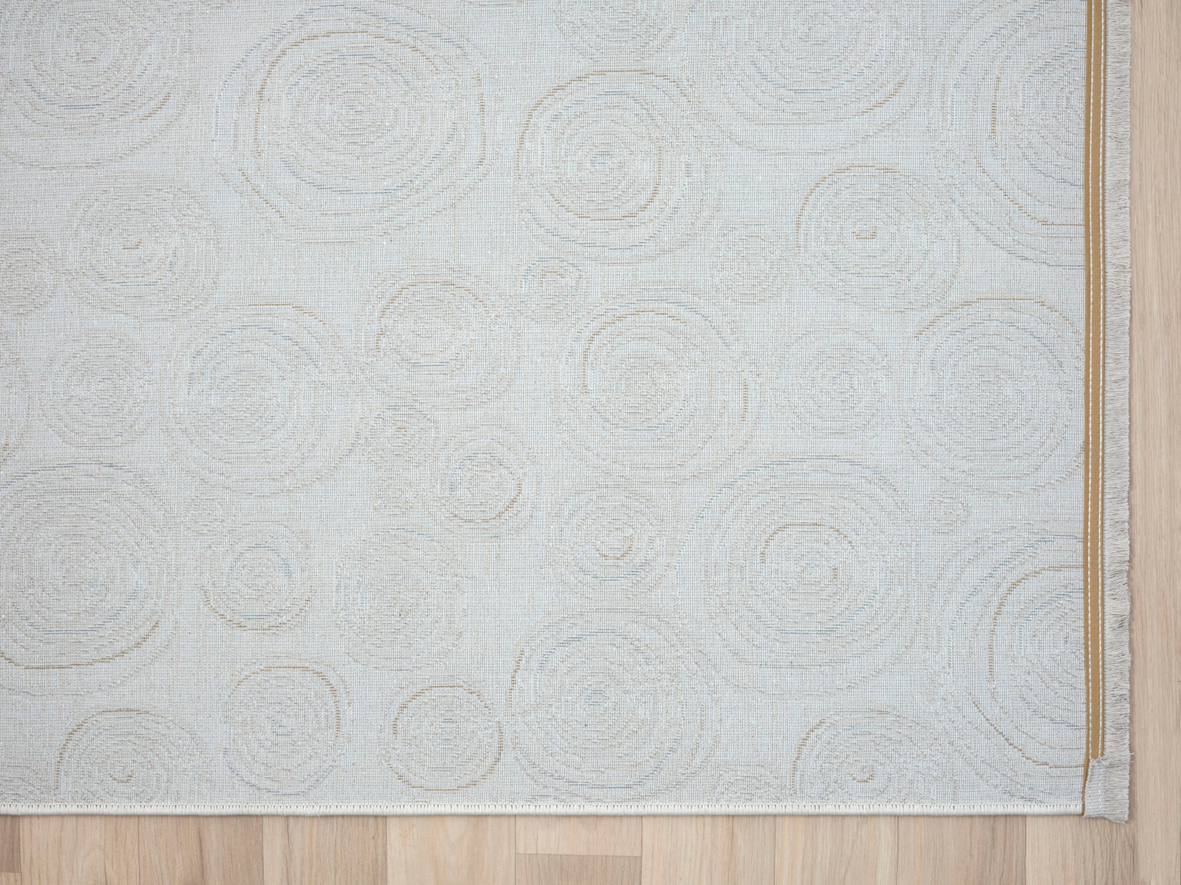 Myflair Möbel & Accessoires Teppich »My Style Lagerräumung«, rechteckig, 10 mm Höhe, Kurzflor, Scandi-Design, besonders weich durch Microfaser, mit Fransen
