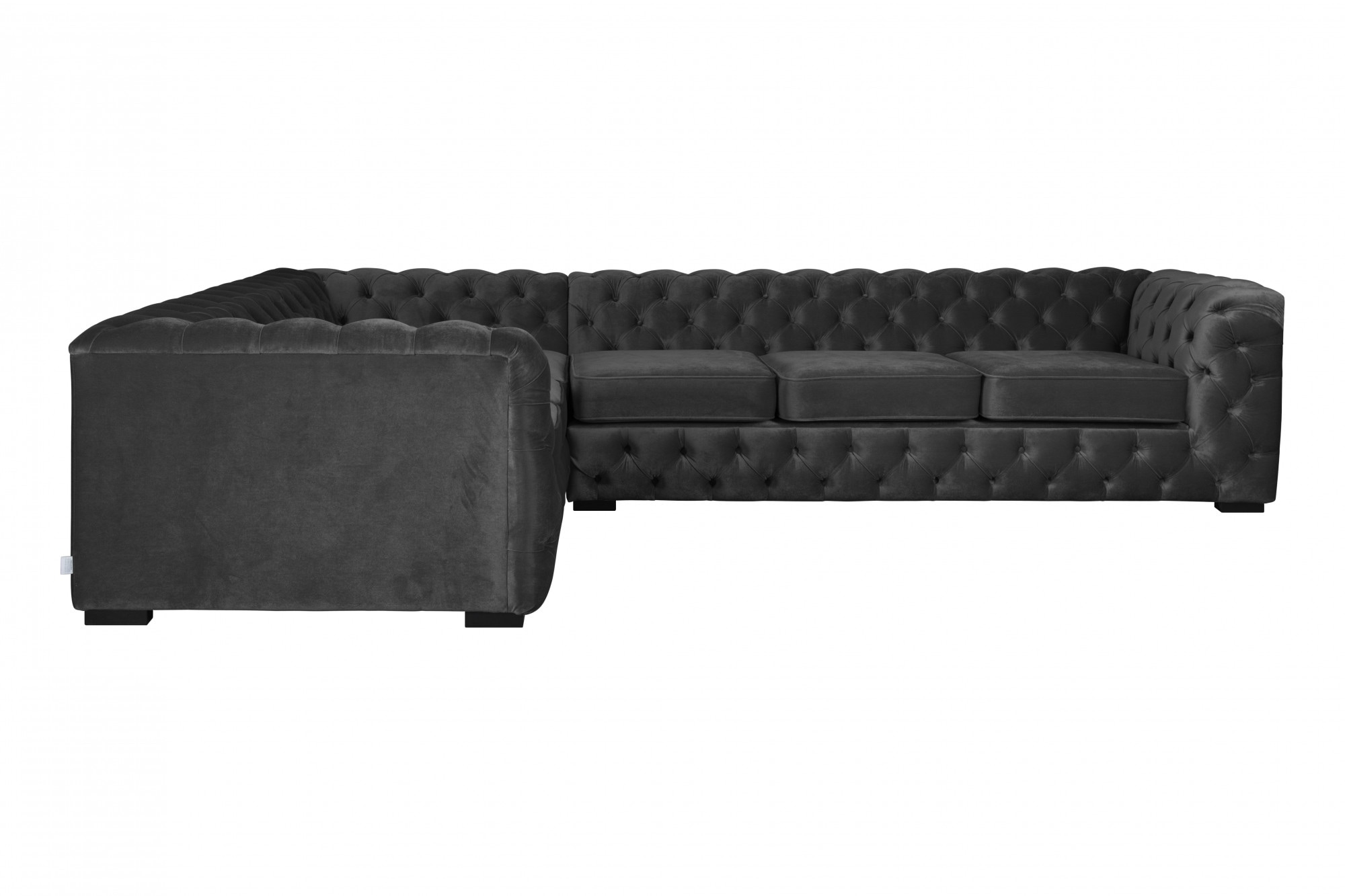 Home affaire Chesterfield-Sofa »KALINA L-Form«, hochwertig Chesterfield-Ausführung