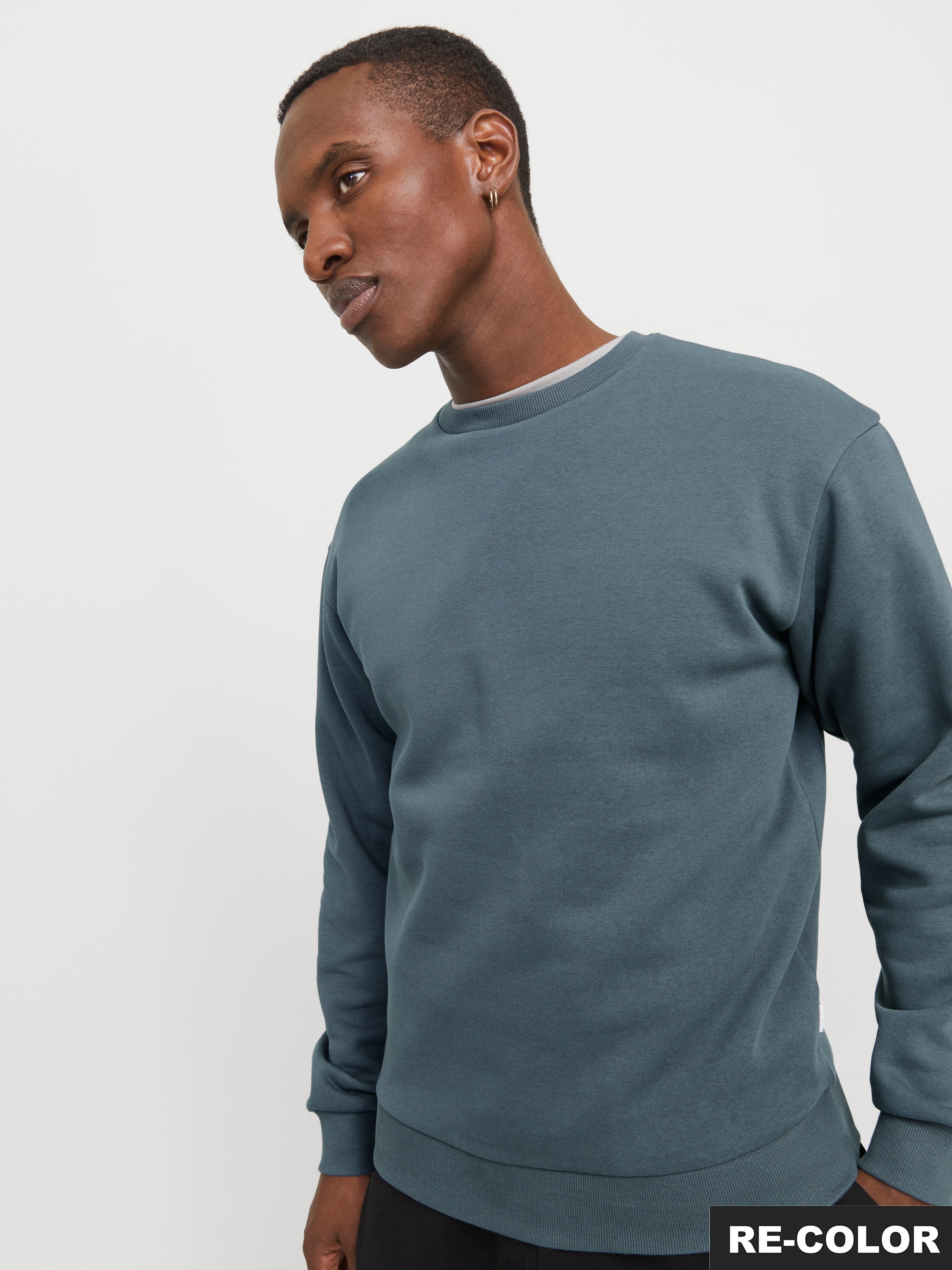 Jack & Jones Sweatshirt »JJEBRADLEY mit Rippbündchen für Alltag und Freizeit«, mit Rippbündchen