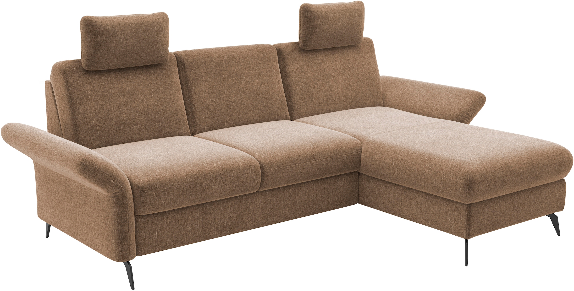 Home affaire Ecksofa »Rochelle«, wahlweise mit Bettfunktion, Bettkasten und Armteilverstellung