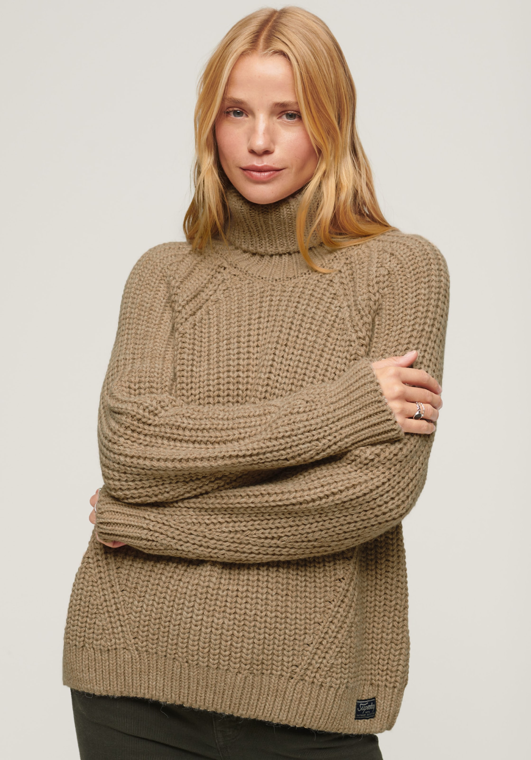 Strickpullover »Slouchy Stitch Roll Neck Knit«