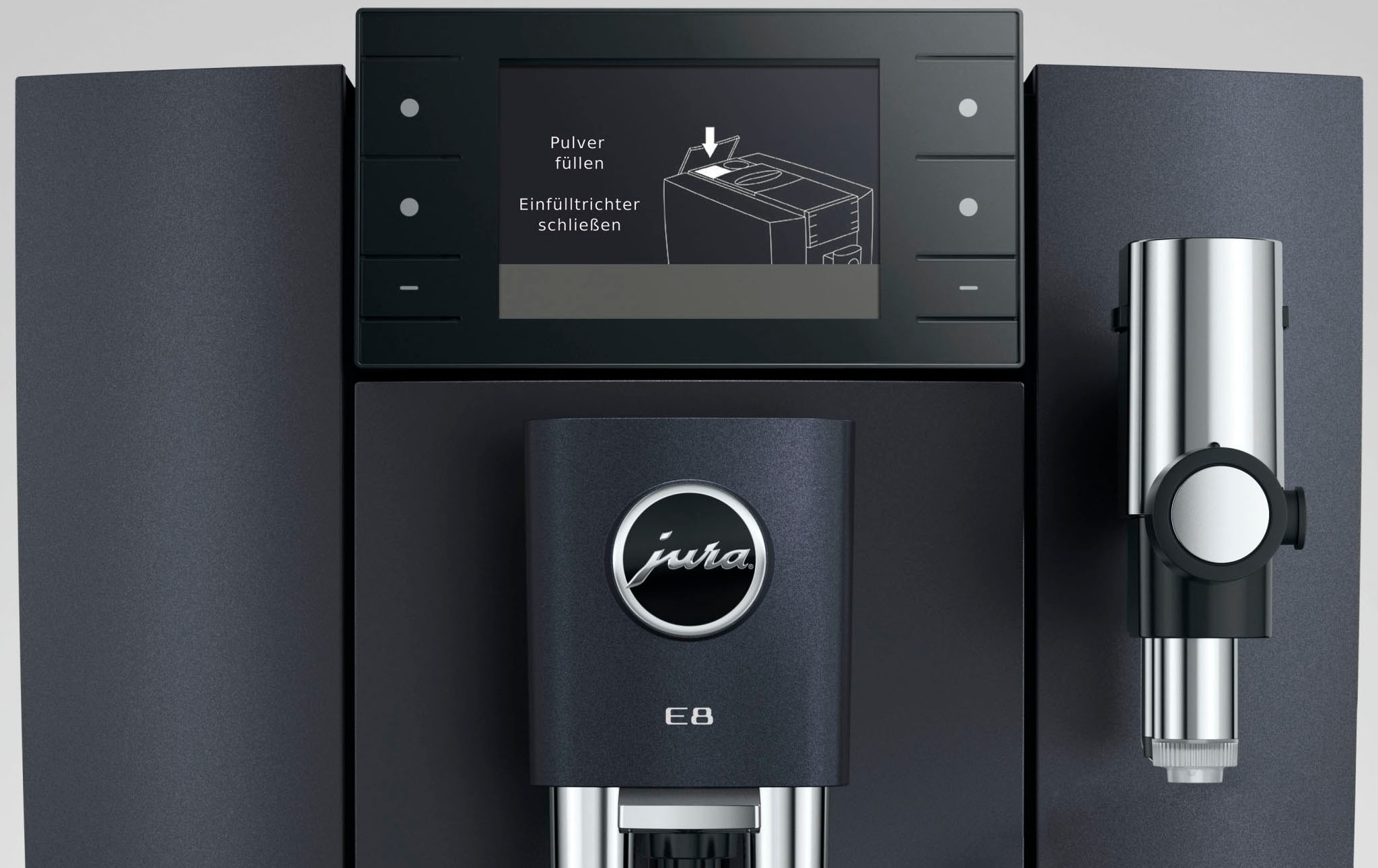 JURA Kaffeevollautomat »15749 E8 (ED), Cosmic Black« 27 Spezialitäten, WiFi, Hot & Light Brew, Sweet