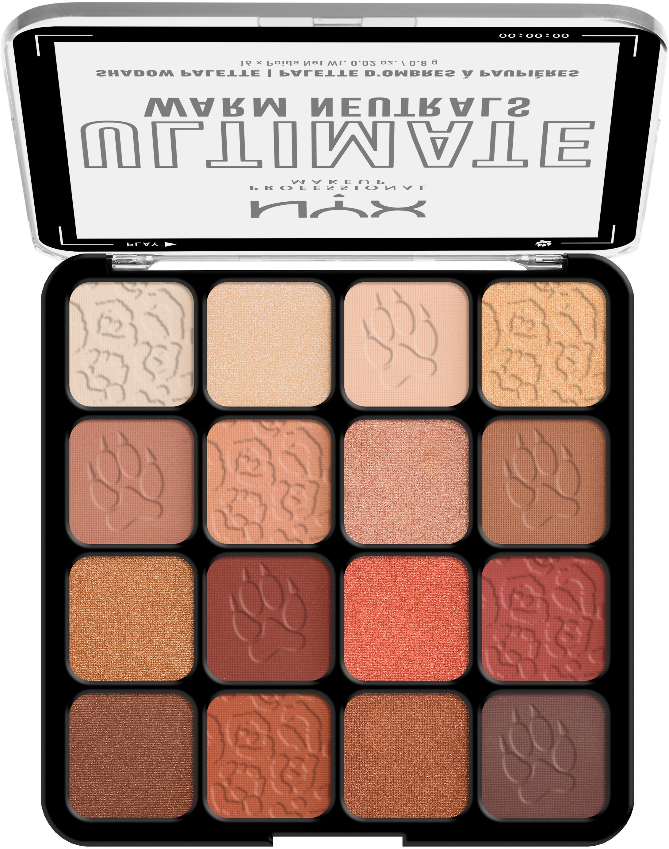 NYX PROFESSIONAL MAKEUP Lidschatten-Palette »ULTIMATE SHADOW PALETTE« mit hochpigmentierter Farbe
