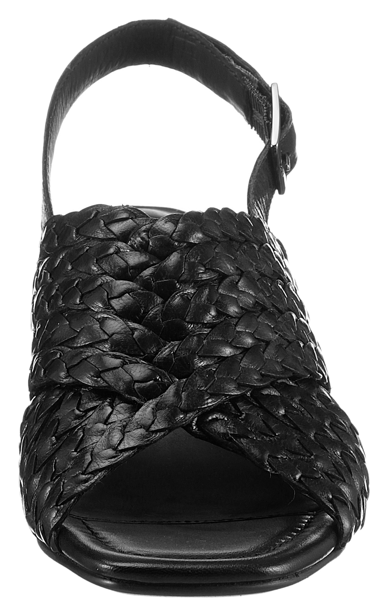 Ara Sandalette »BRIGHTON«, Sommerschuh, Sandale, Blockabsatz, in Flecht-Optik, Bequemweite G