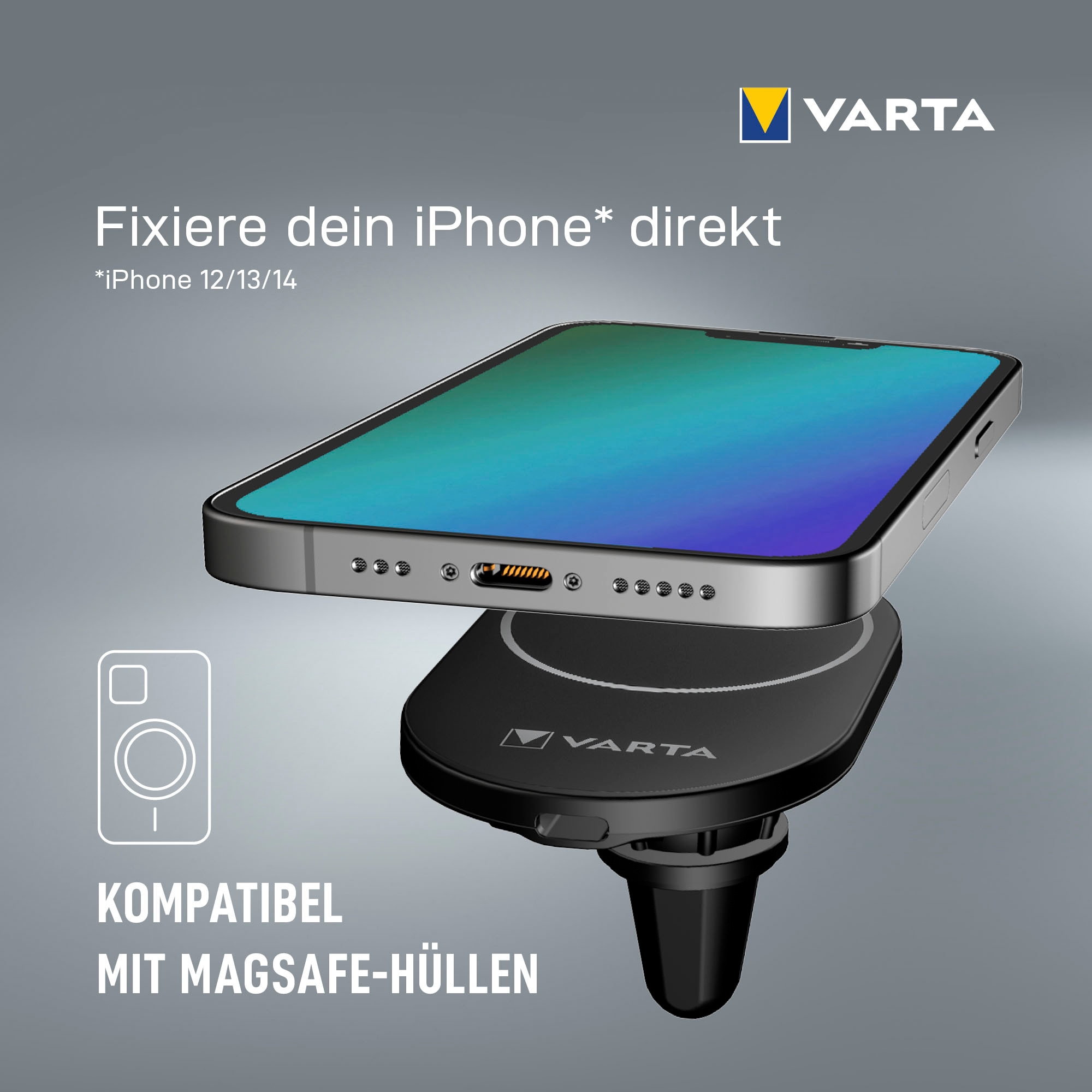 VARTA Autobatterie-Ladegerät »Mag Pro Wireless Car«