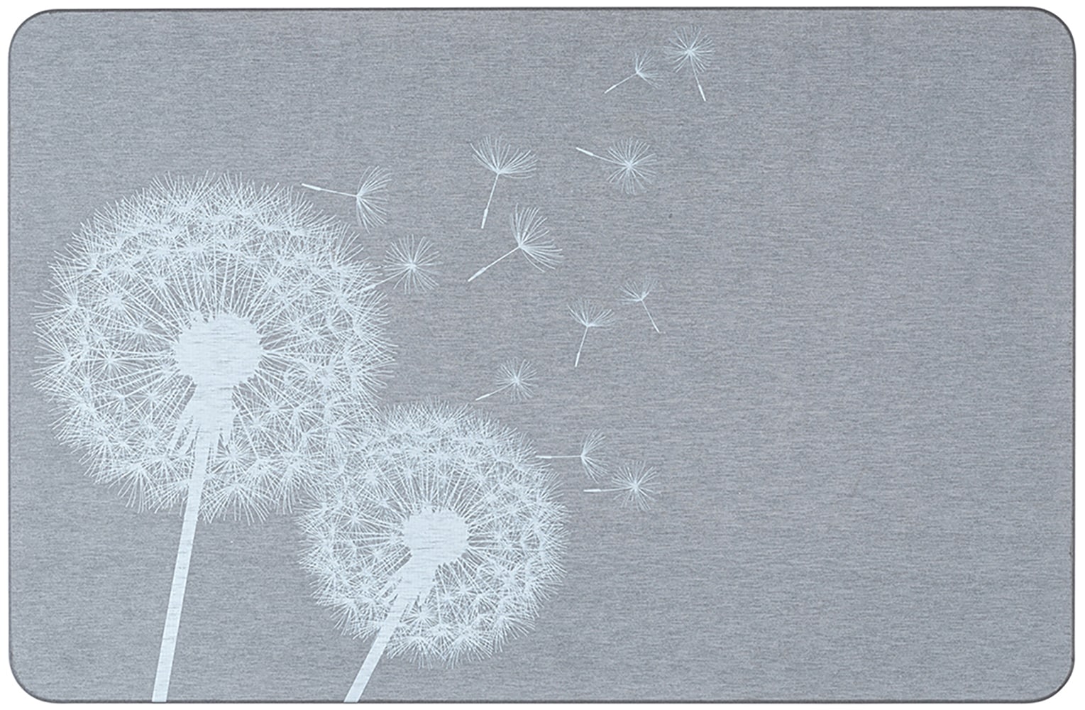 WENKO Badematte "Astera 39 x 60 cm, Grau"