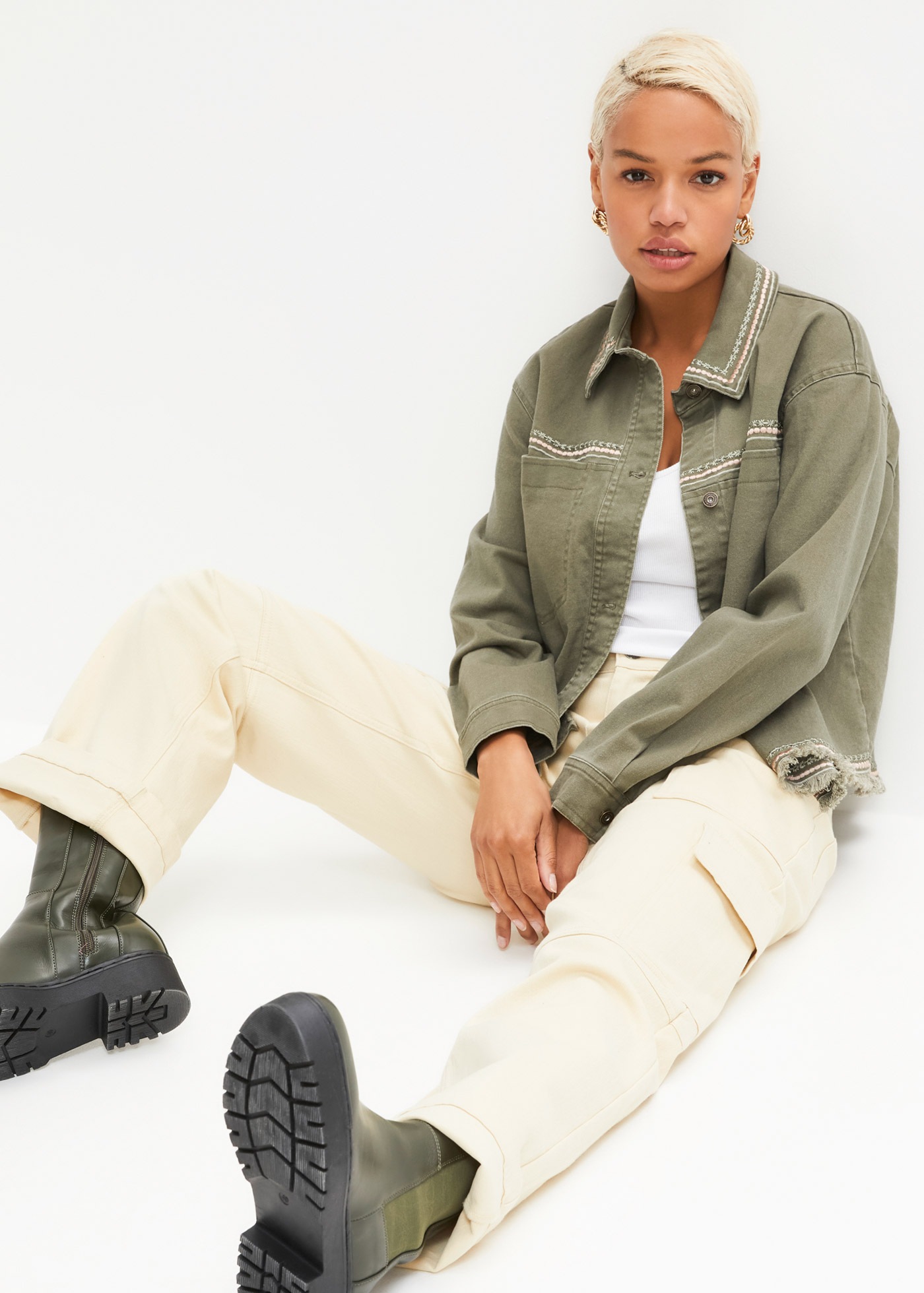 bonprix Tanktop Packung, 2 Ringerrücken, Ripp-Qualität