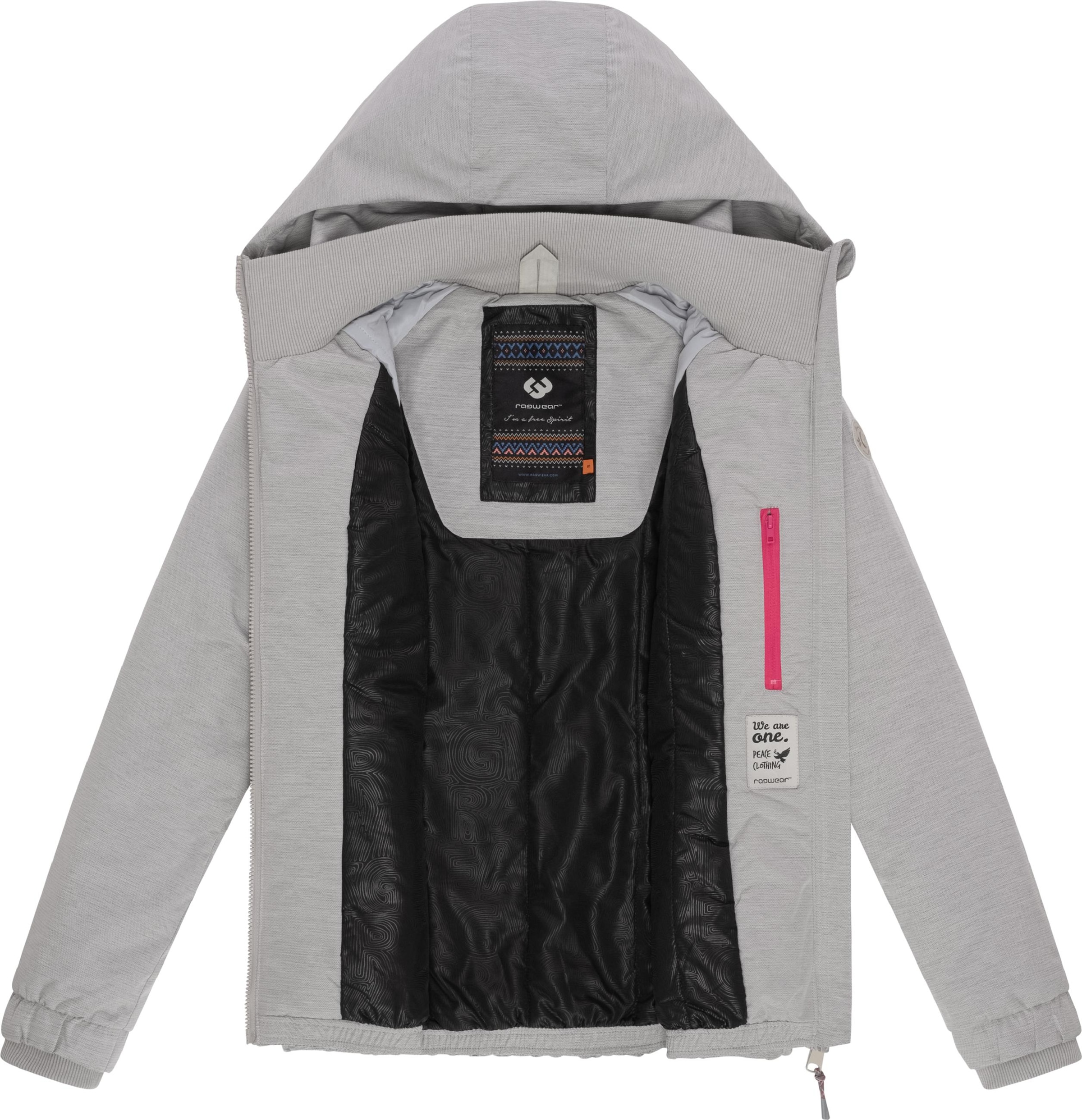 Ragwear Winterjacke »Winterjacke Dizzie Warm Rain«, mit Kapuze, Wasserdichte warme Damen Jacke mit Kapuze