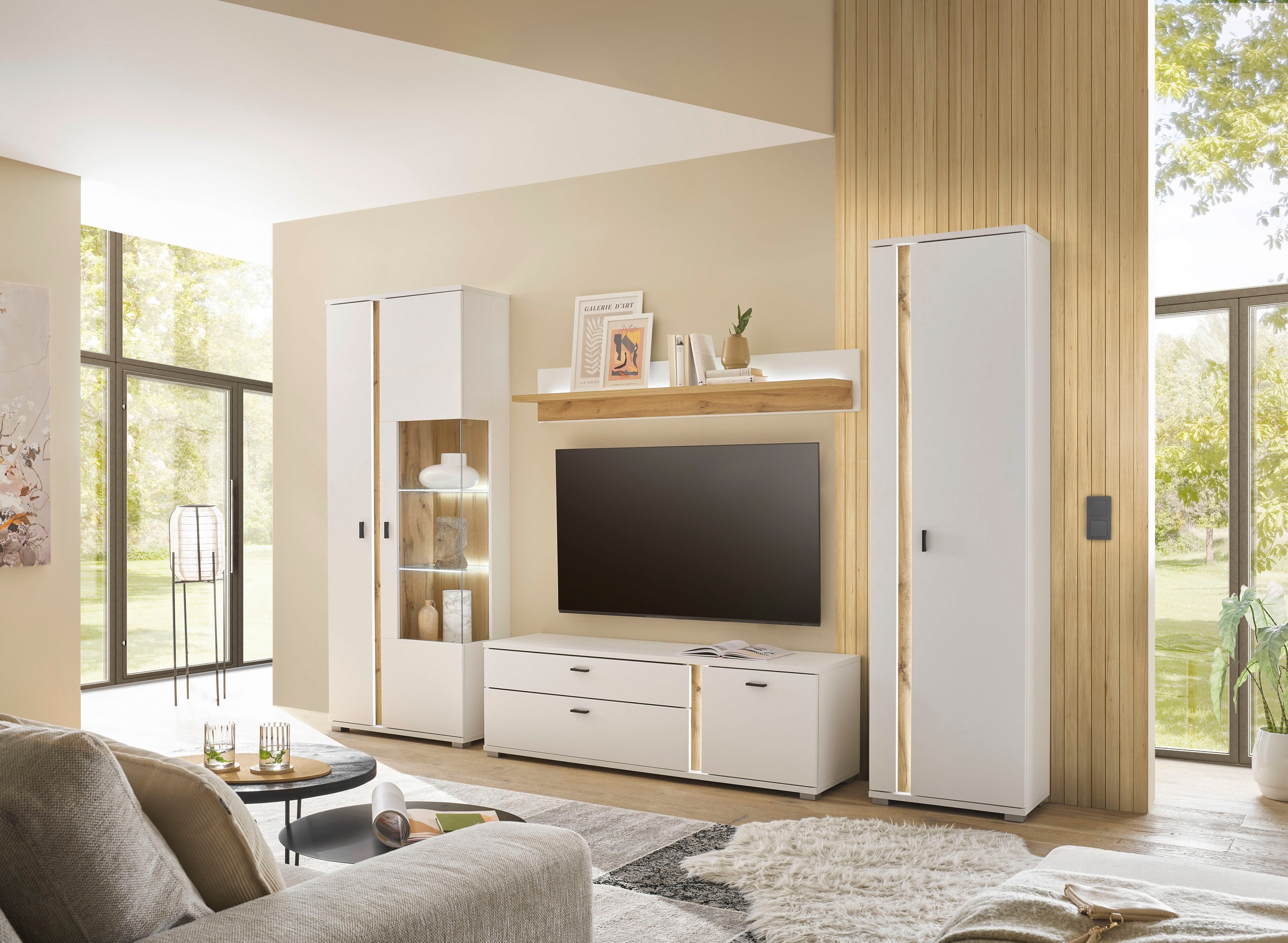 Home affaire Wohnwand »LONG ISLAND« Set, 4 Stk. tlg.