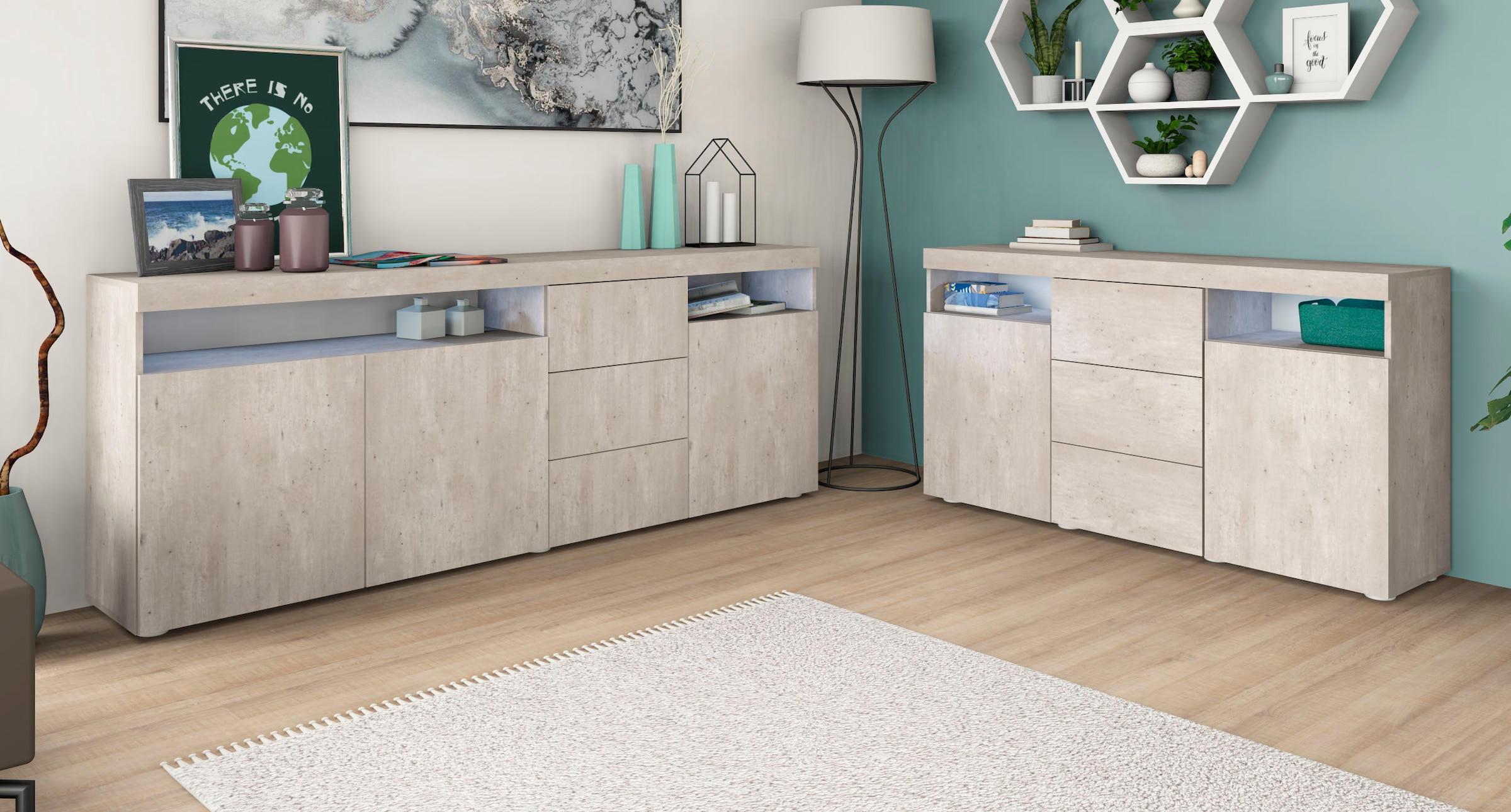 borchardt Möbel Sideboard »Kapstadt«, Breite 139 cm