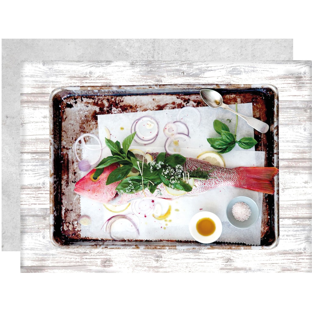 APELT Platzset »3955 DELIKATESSEN - Fisch«, (Set, 4 St.)