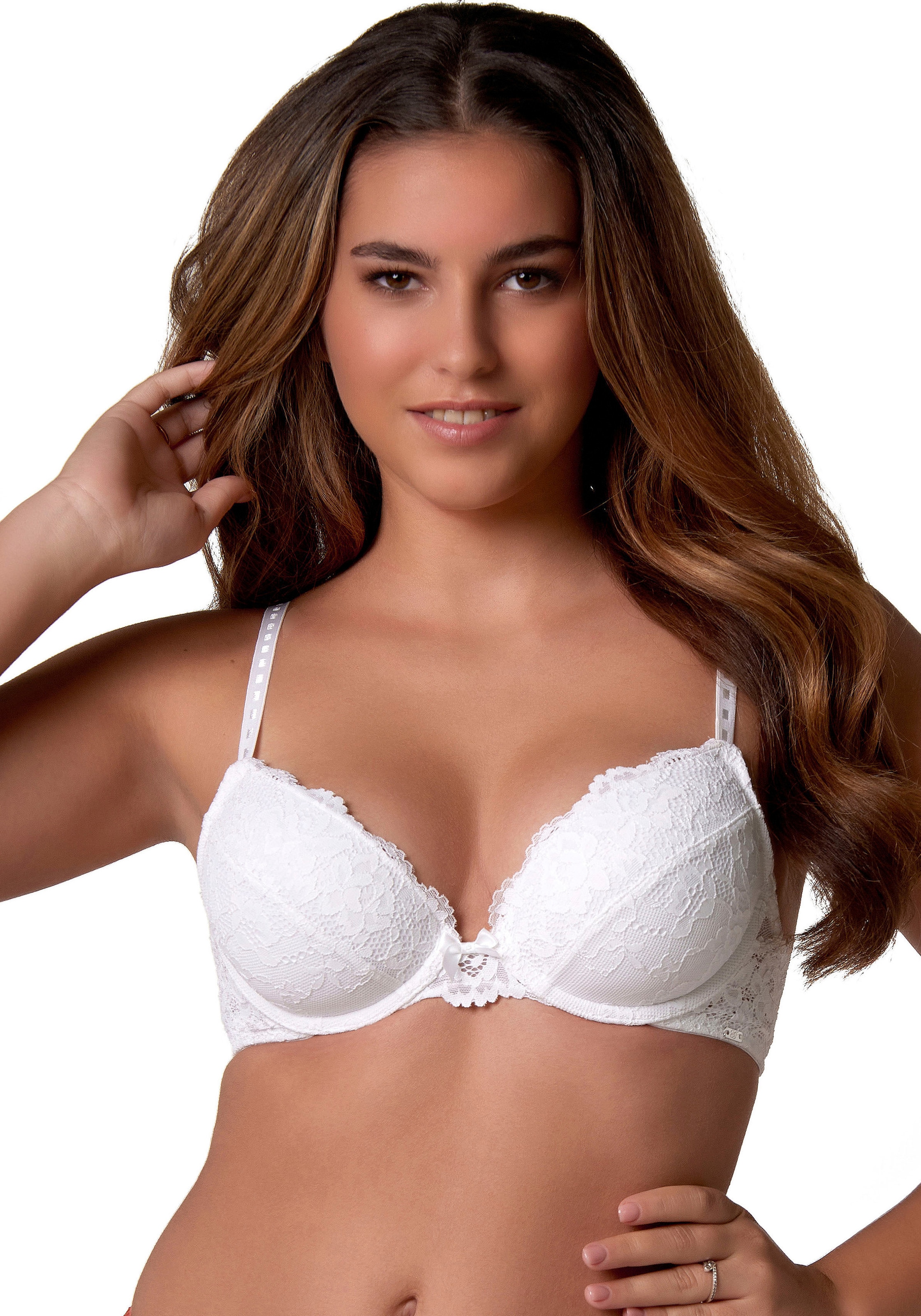 Bügel-BH »MOLLY«, Cup B-D, Padded wire bra recycled lace