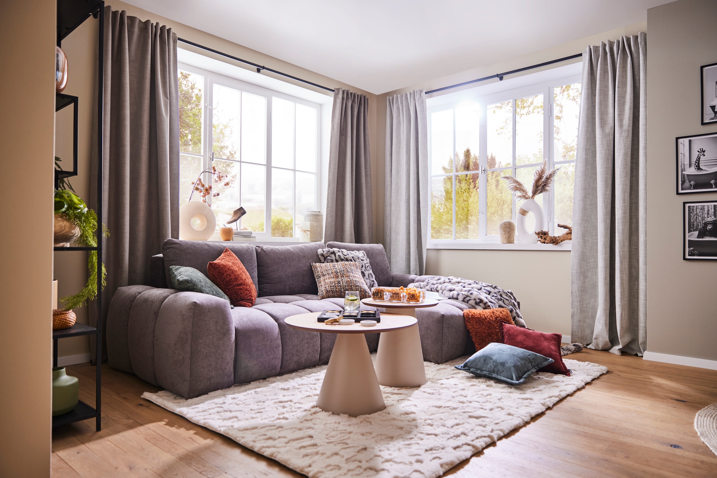 LeGer Home by Lena Gercke Verdunkelungsvorhang »Marusha«, (1 St.), Verdunkelnder Vorhang, blickdicht, Leinenoptik, verschiede Größen