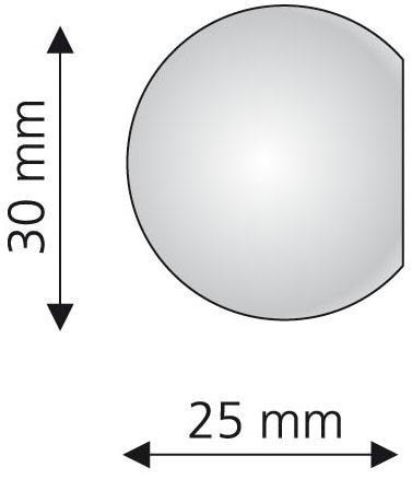 Liedeco Gardinenstangen-Endstück »Ball«, (Set, 2 St.), für Gardinenstangen Ø 16 mm