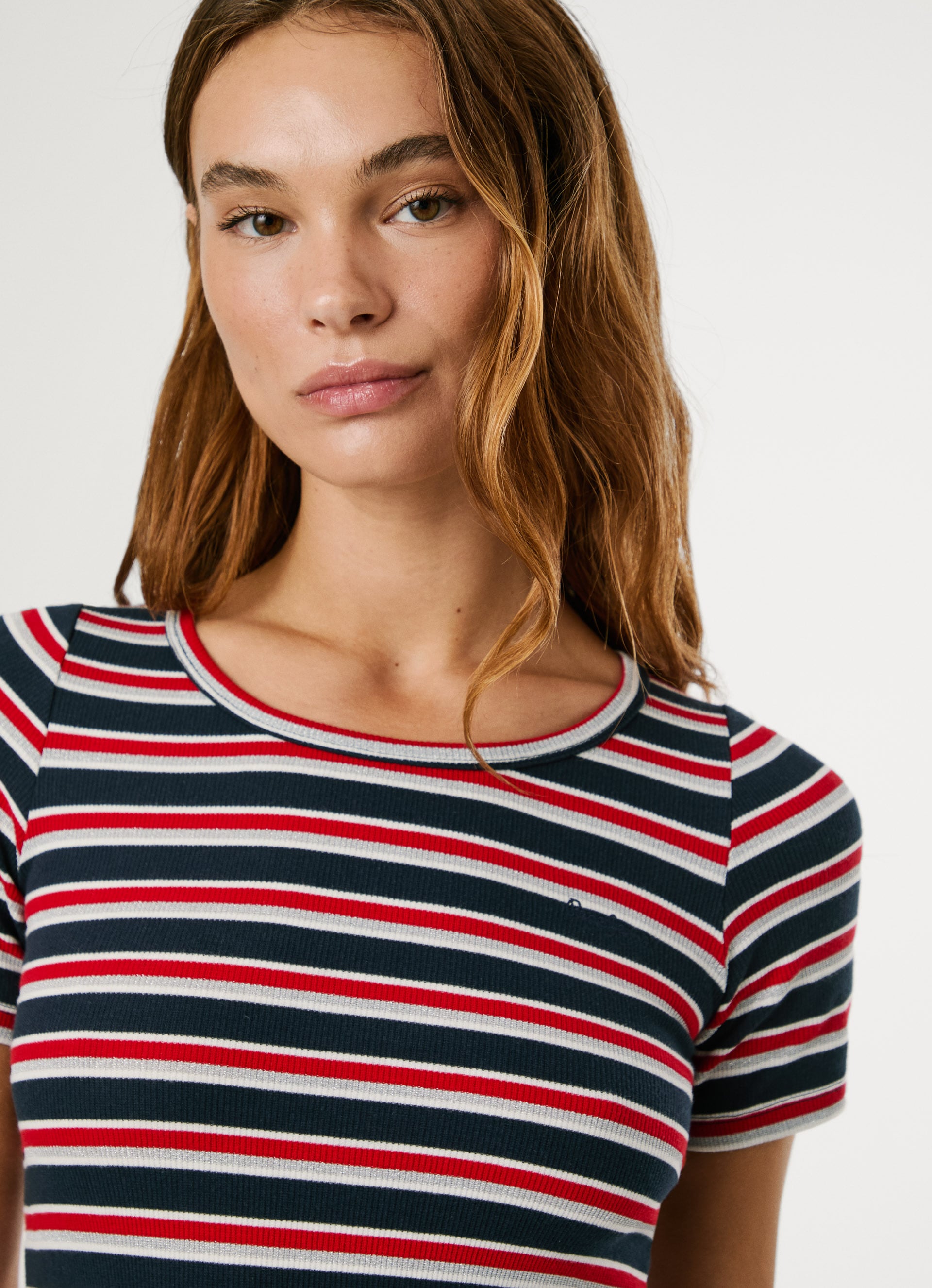 Pepe Jeans Kurzarmshirt »BAMBU«, Slim Fit mit Rundhals