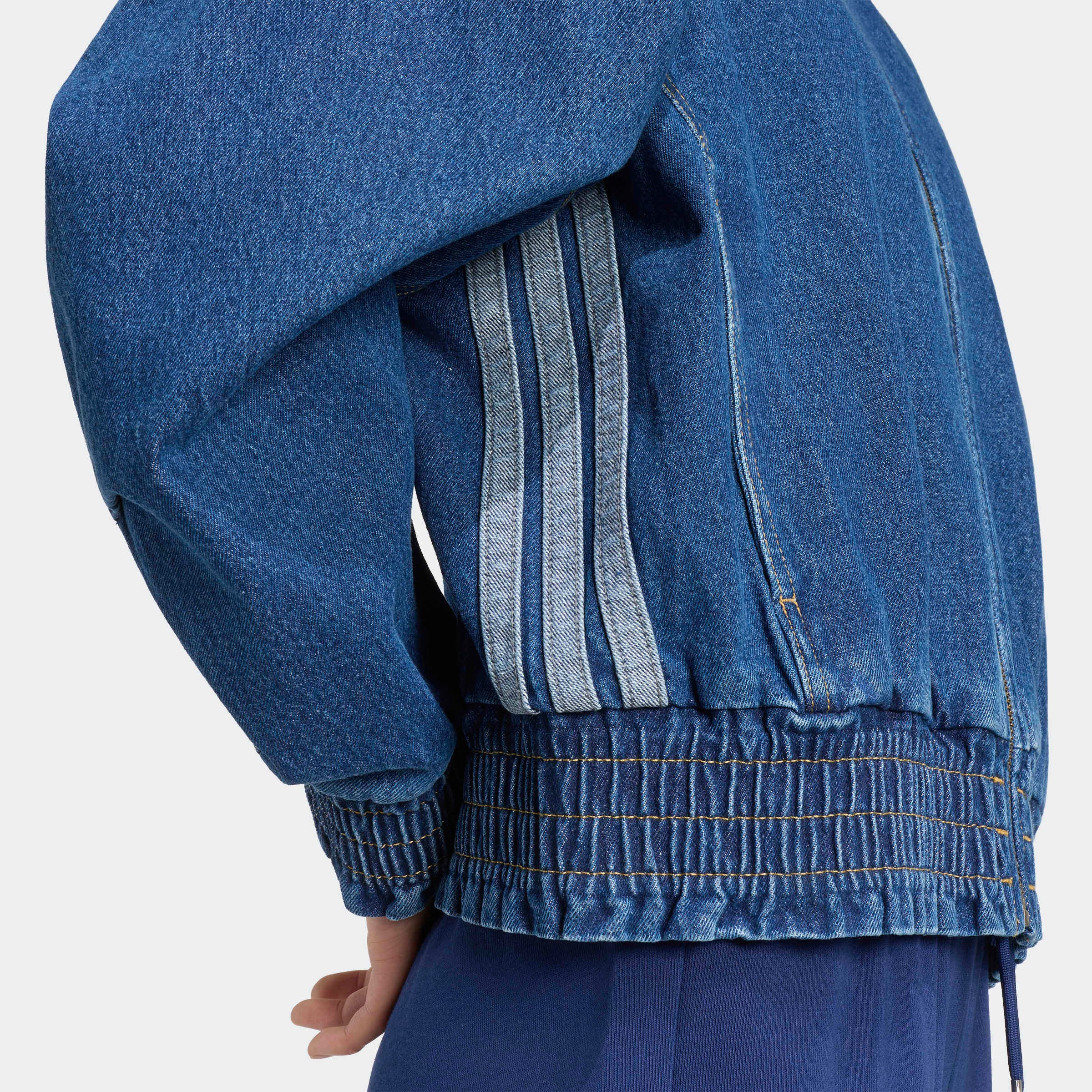 adidas Sportswear Outdoorjacke »STADIUM, LOCKERE PASSFORM, VERWASCHENE OPTIK« für Erwachsene, mit Baumwolle als Obermaterial