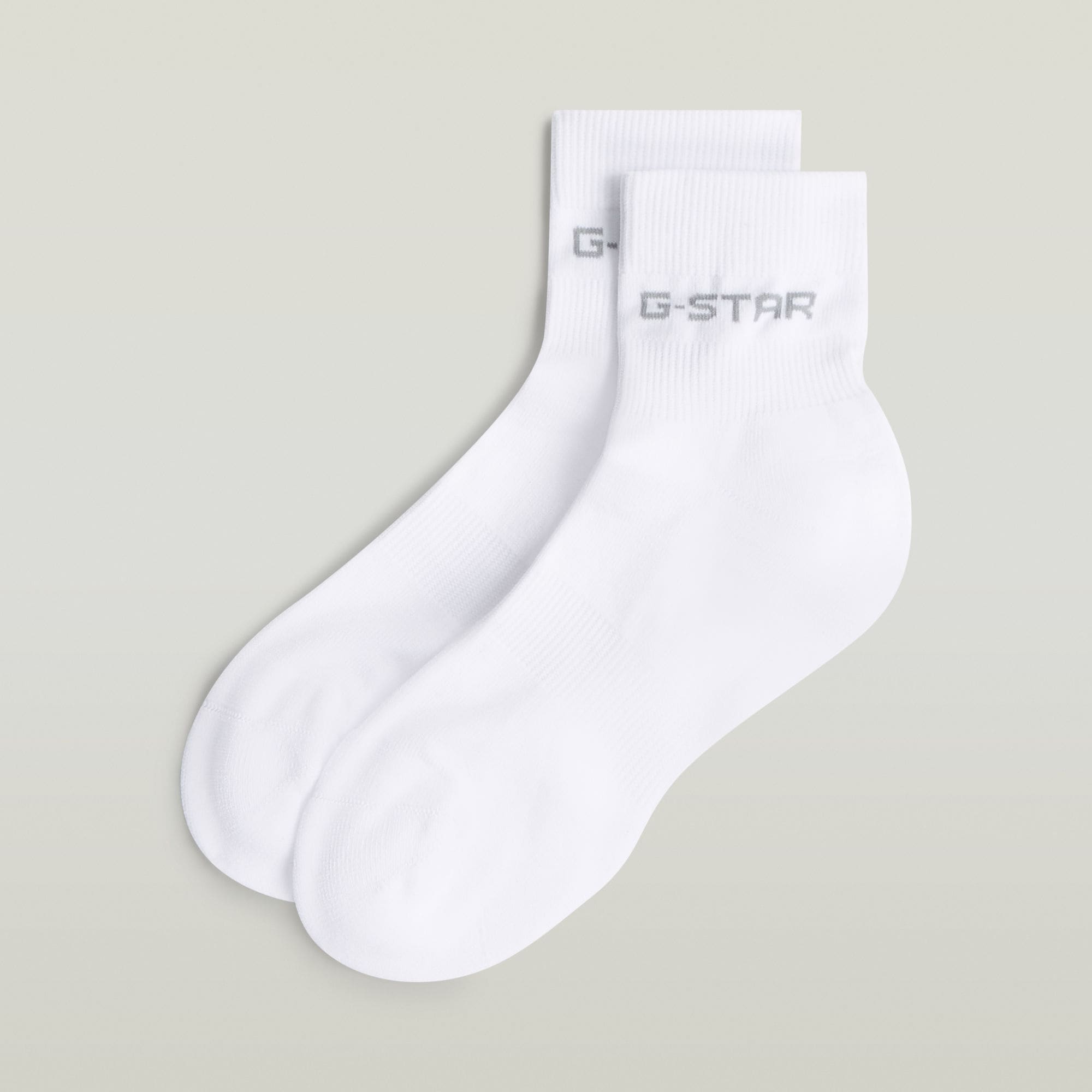 G-STAR Sportsocken »MUSK, 3 PACK ANKLET SPORTS SOCKS« Packung, 3 Paar tlg. unifarben, mit Logo-Jacquard