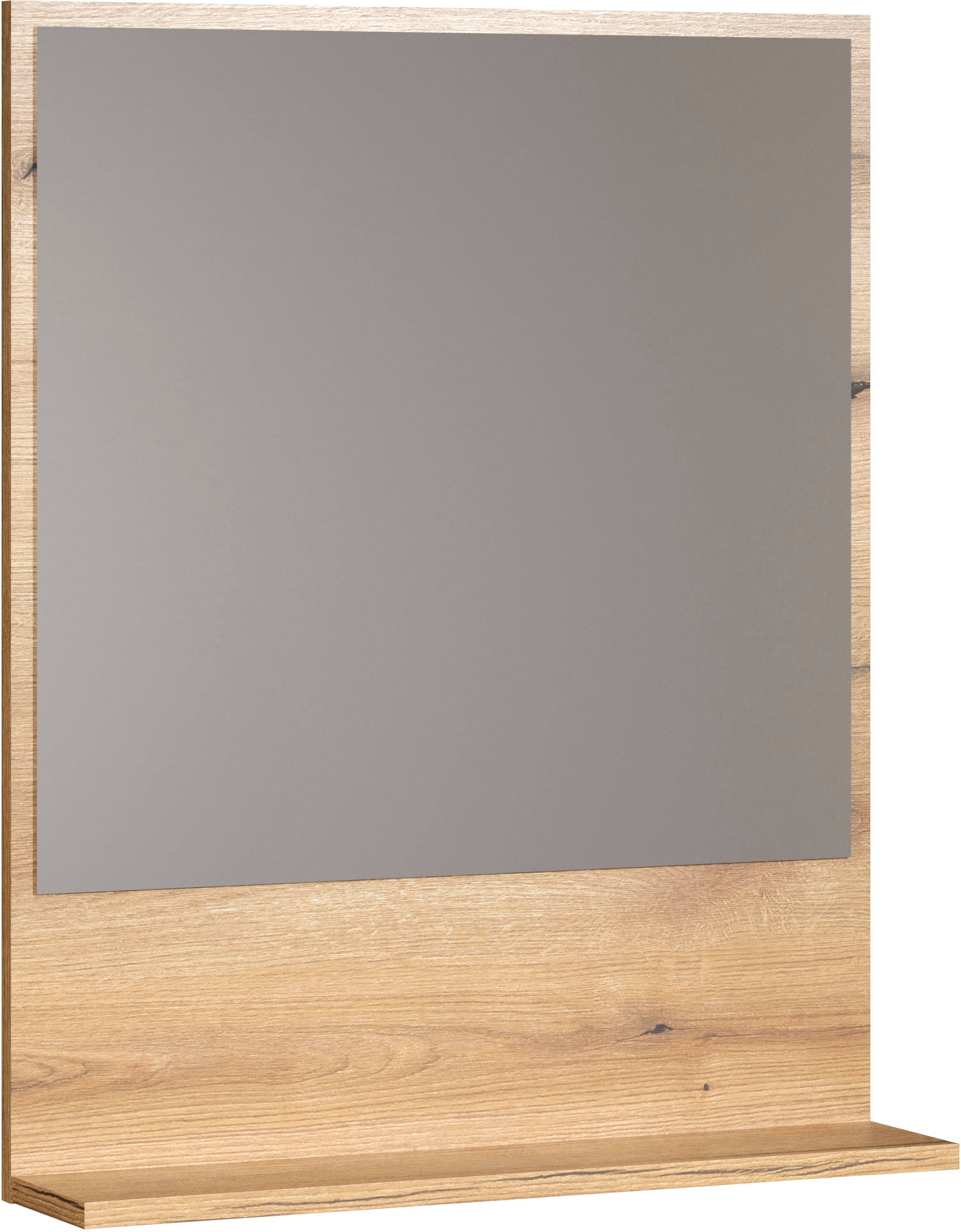 Spiegel »Amrum«, BxHxT 60 x 74 x 14cm eleganter Spiegel in einem zeitlosen Eiche Dekor
