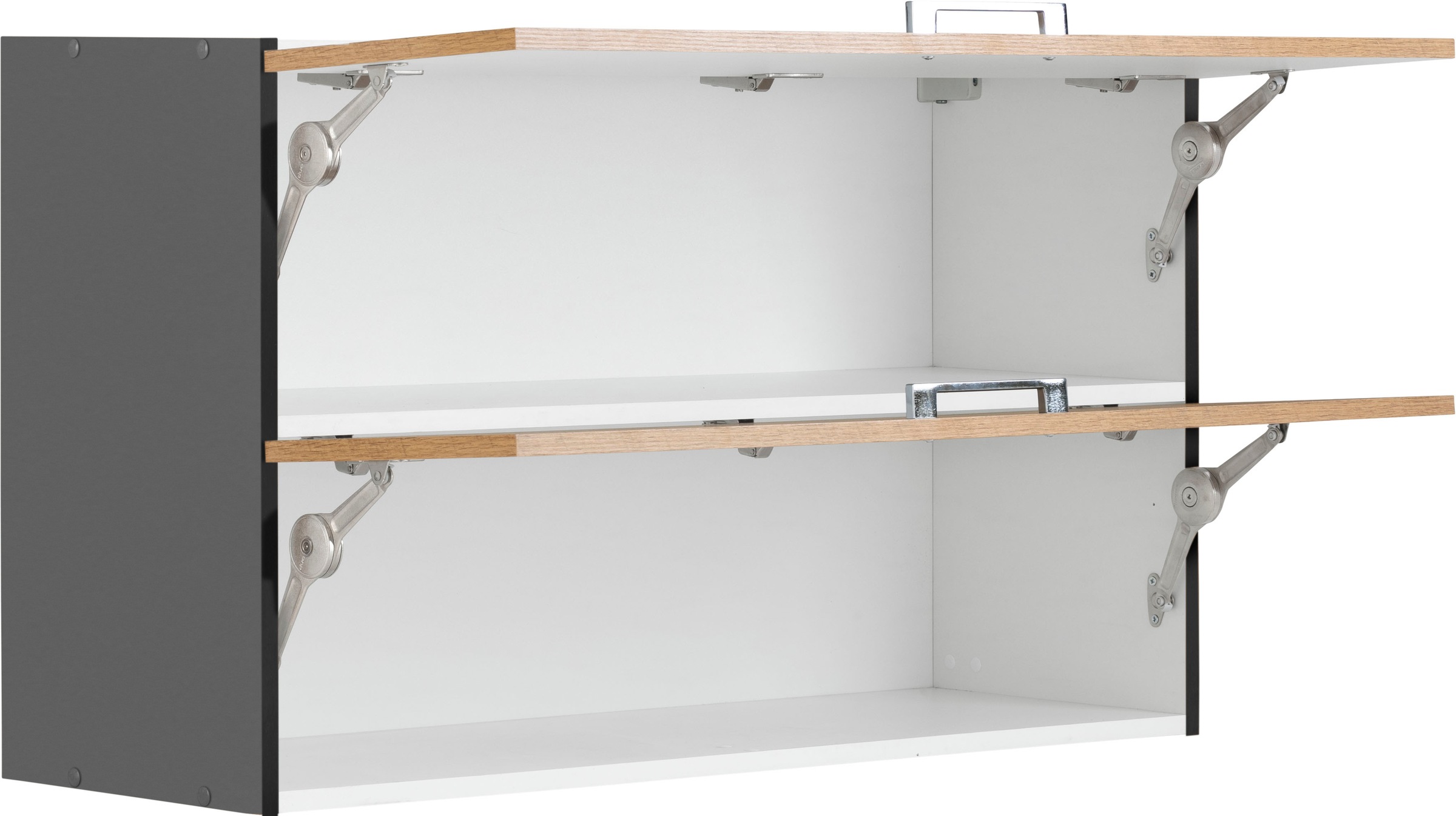 KOCHSTATION Klapphängeschrank »KS-Colmar«, 100 cm, mit Metallgriff, für viel Stauraum