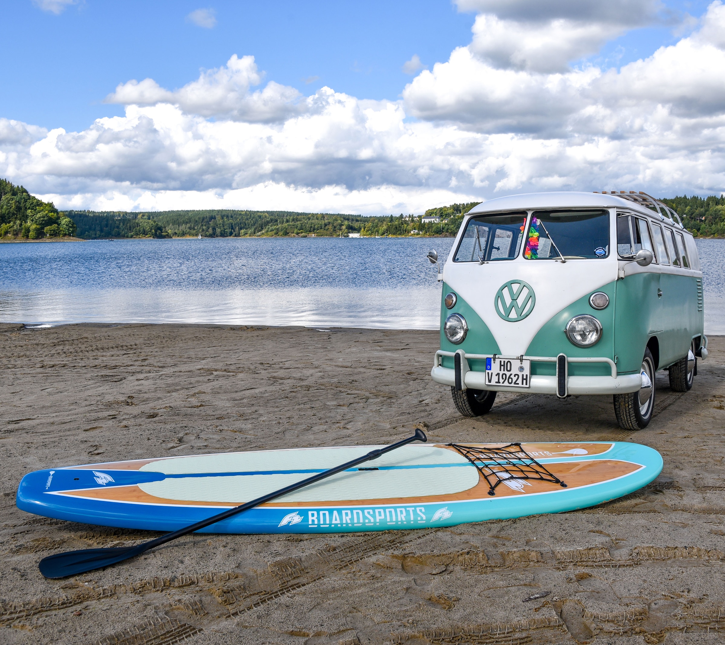 F2 SUP-Board »Ride Pro Bamboo«