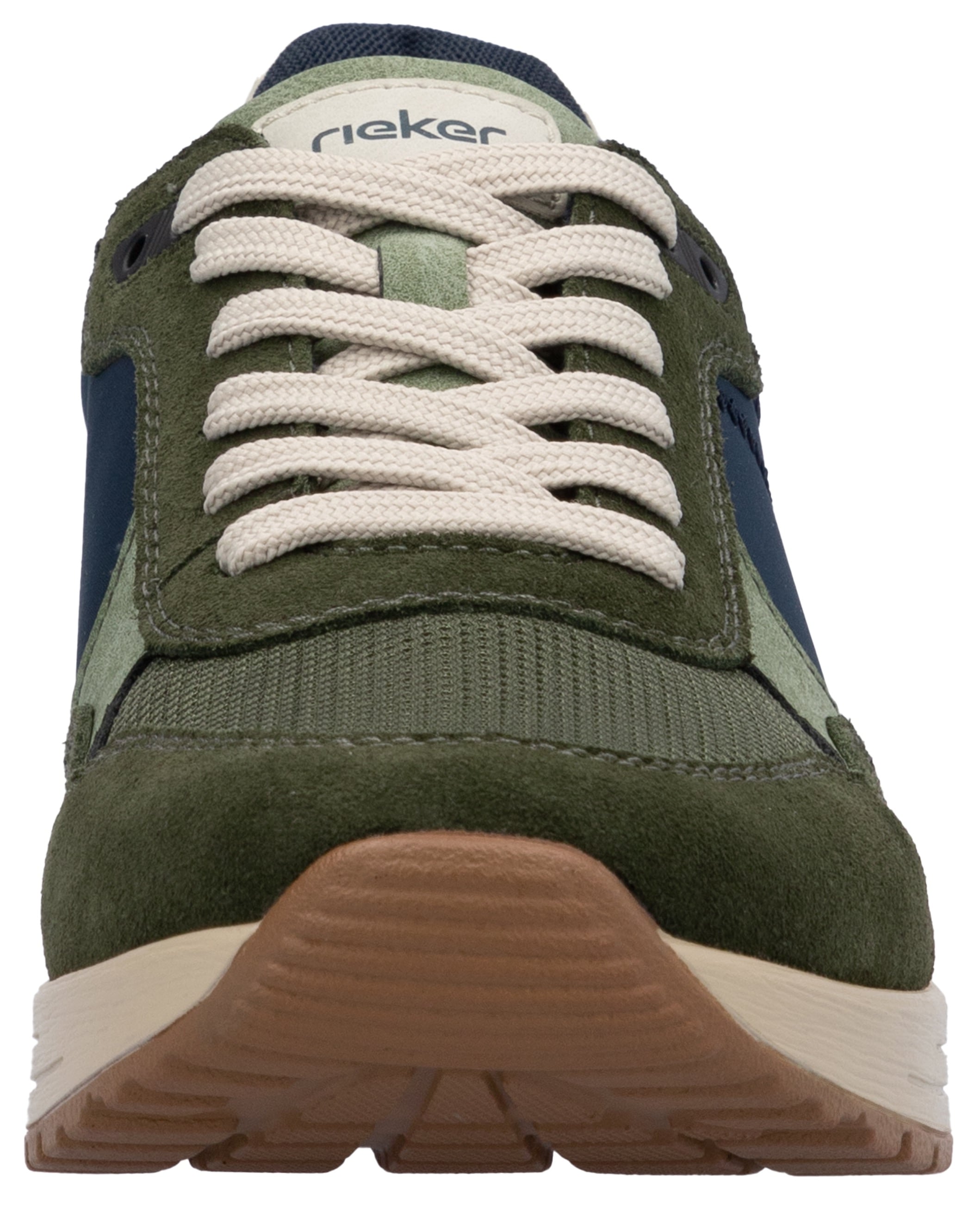 Rieker Sneaker, Schnürschuh, Halbschuh, Freizeitschuh mit gepolstertem Schaftrand