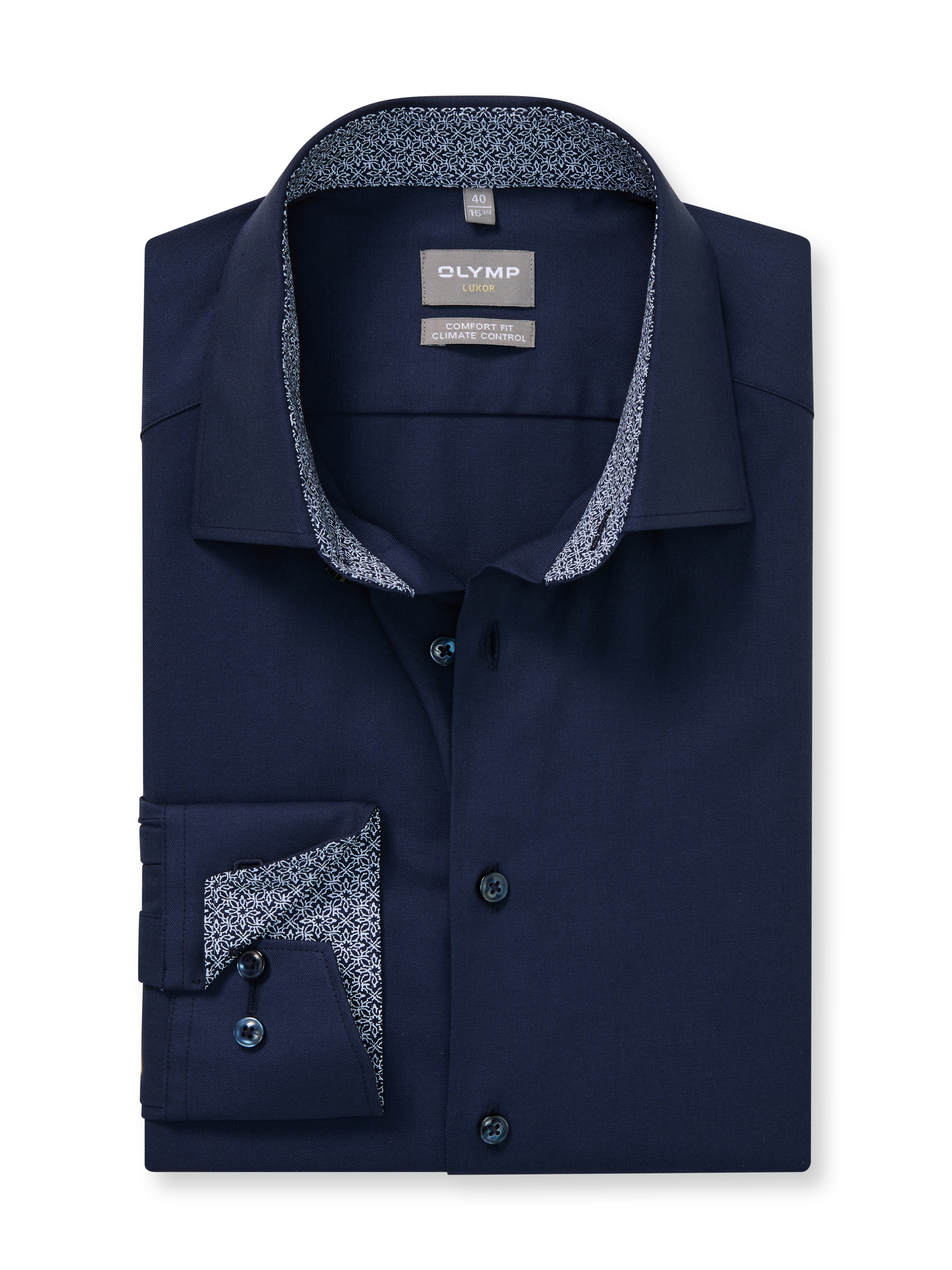 OLYMP Langarmhemd »Luxor« Climate Control, Businesshemd, New-Kentkragen, comfort fit