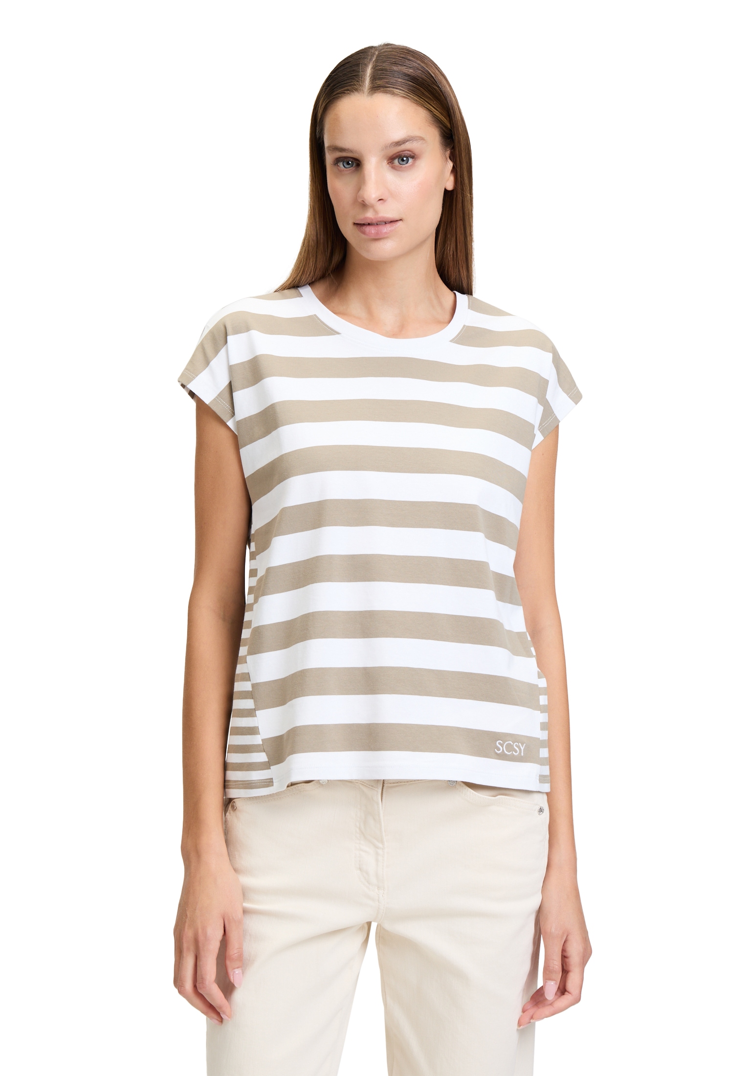 Betty Barclay Kurzarmshirt »Basic Shirt mit Streifen«