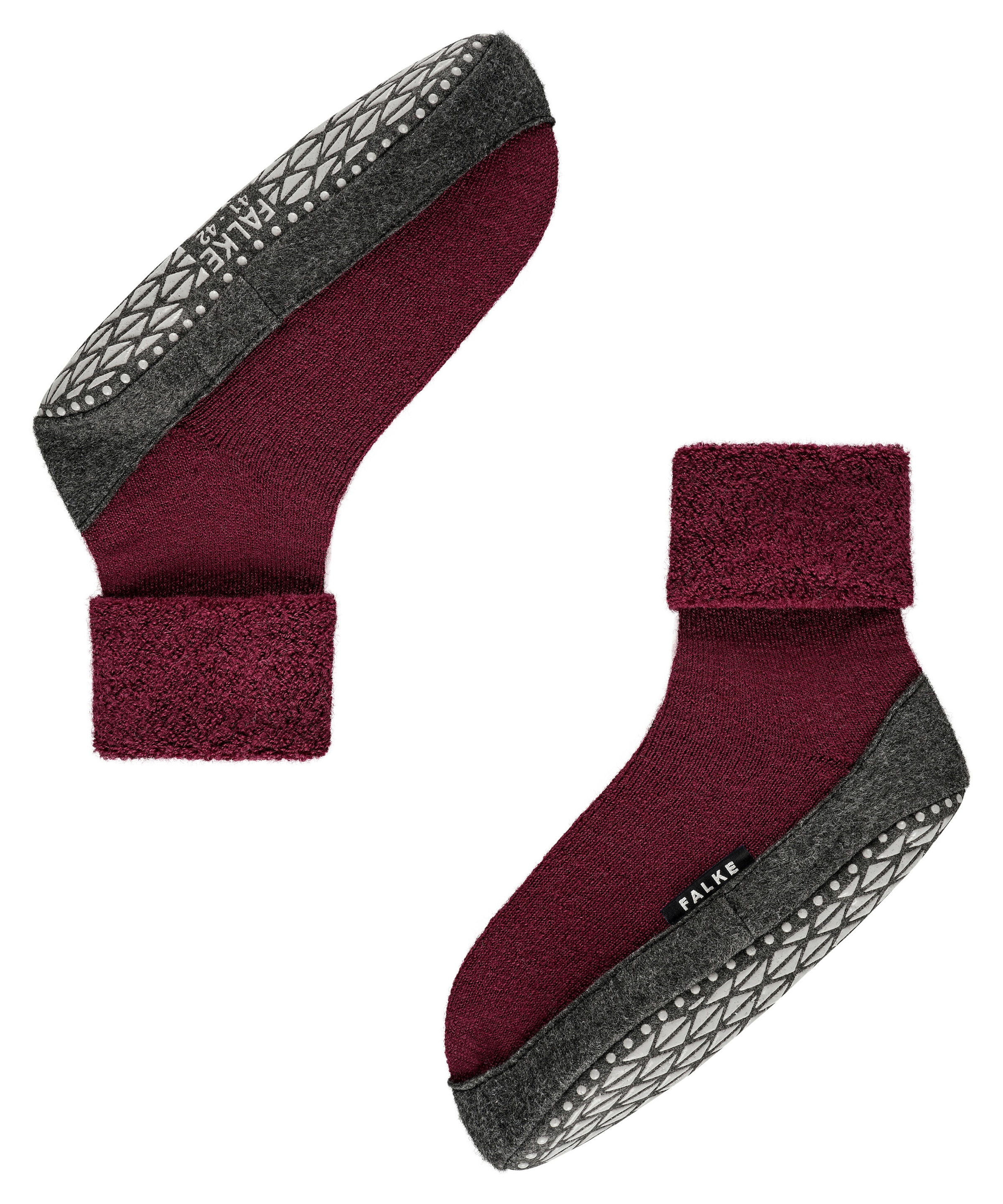 FALKE Haussocken »Cosyshoe« mit Merinowolle & rutschhemmender Sohle, atmungsaktiv