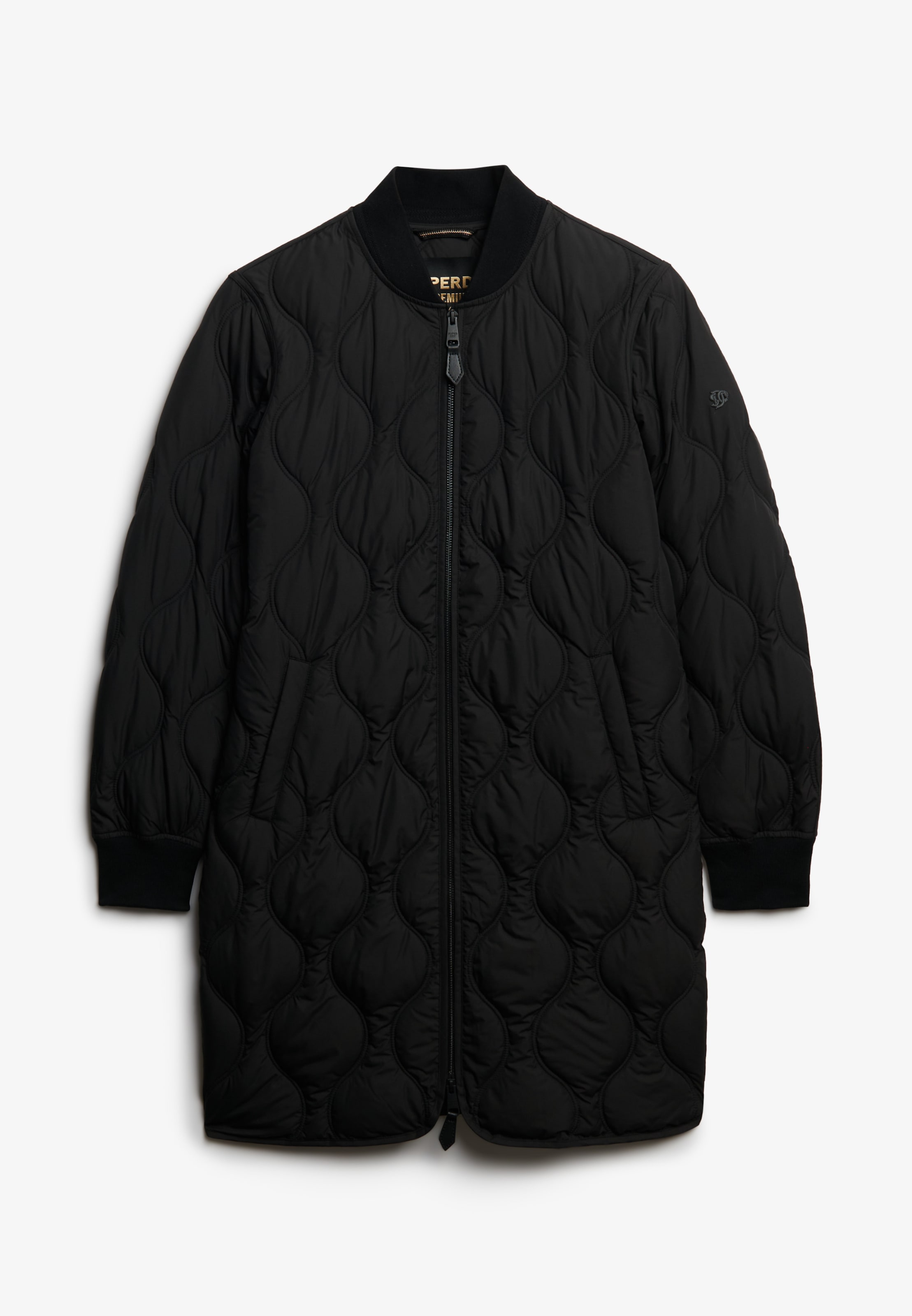 Superdry Steppjacke »LONG QUILTED LINER JACKET«, ohne Kapuze