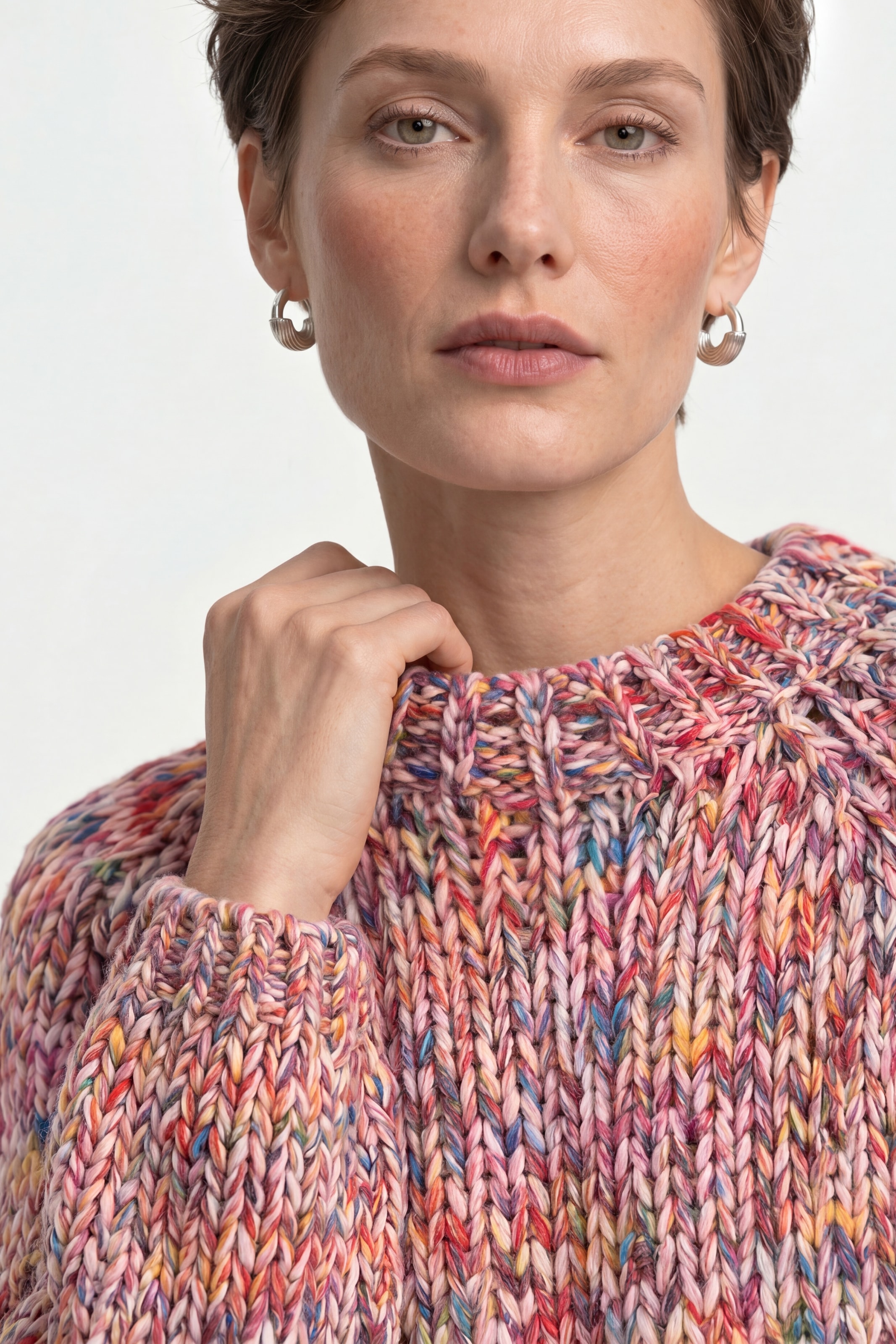 RICHROYAL Strickpullover mit Schurwolle