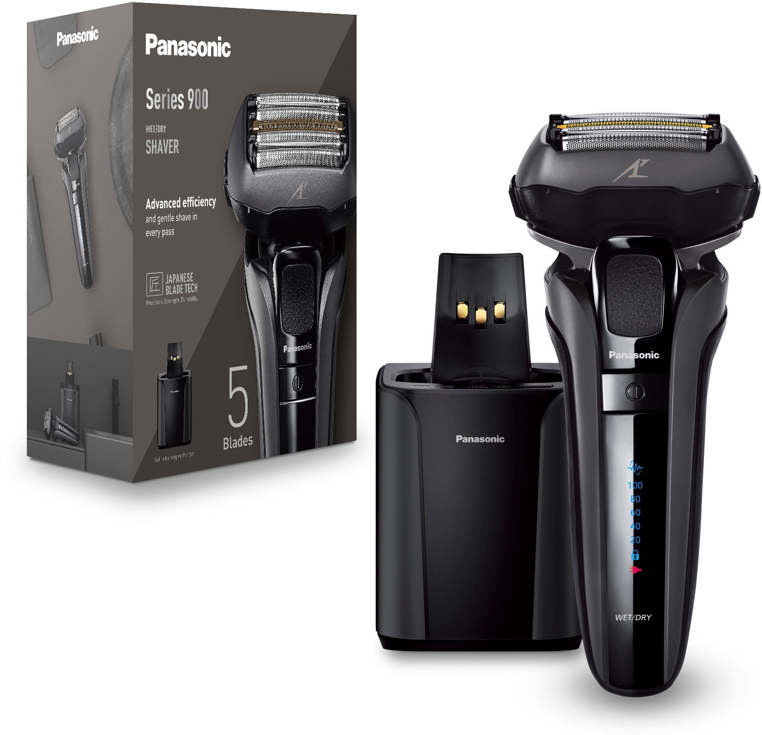 Elektrorasierer XXL Reinigungsstation, mit Garantie Jahren Panasonic 900 Premium 3 ES-LV9U«, »Series Rasierer Langhaartrimmer