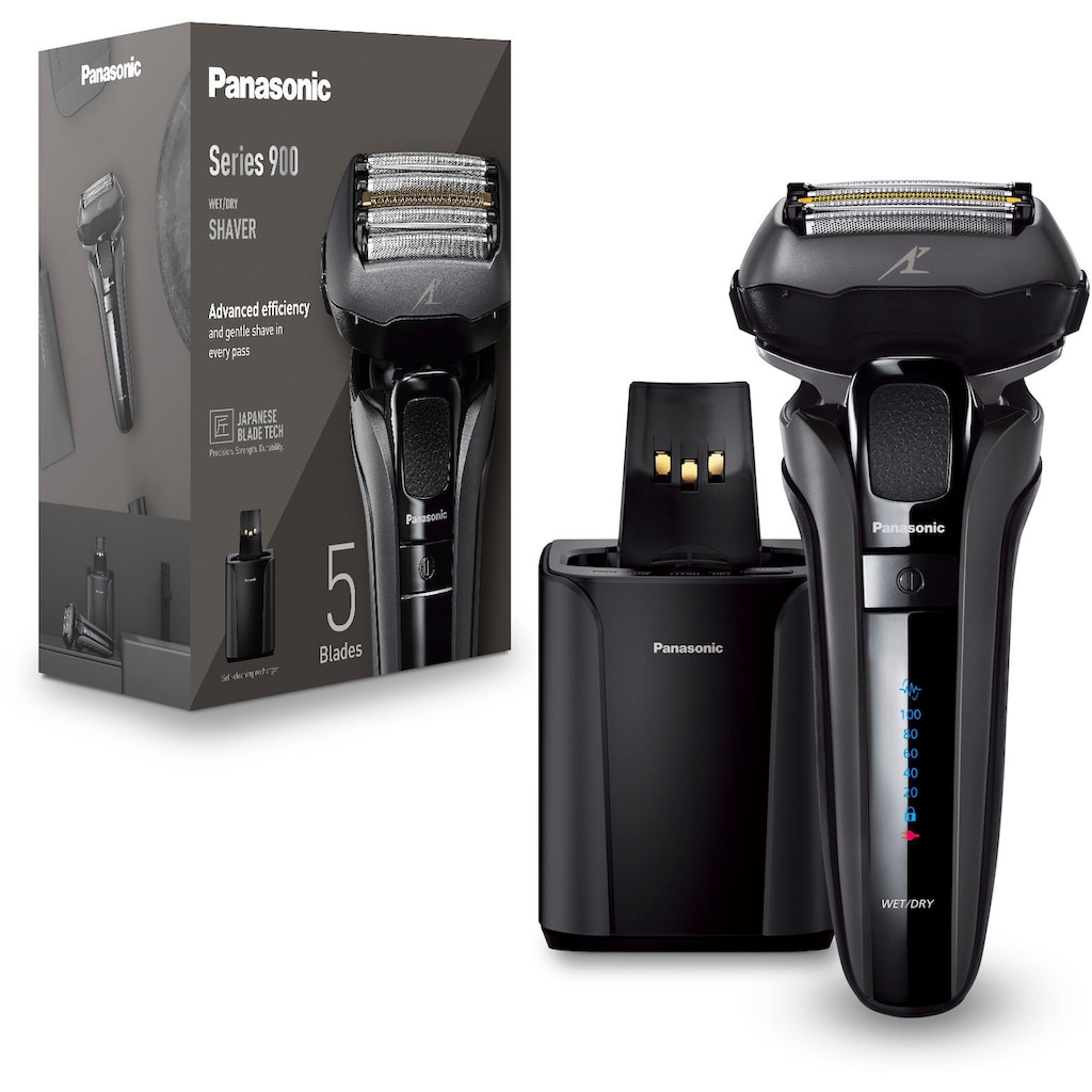 Panasonic Elektrorasierer »Series 900 Premium Rasierer ES-LV9U«, Reinigungsstation, Langhaartrimmer