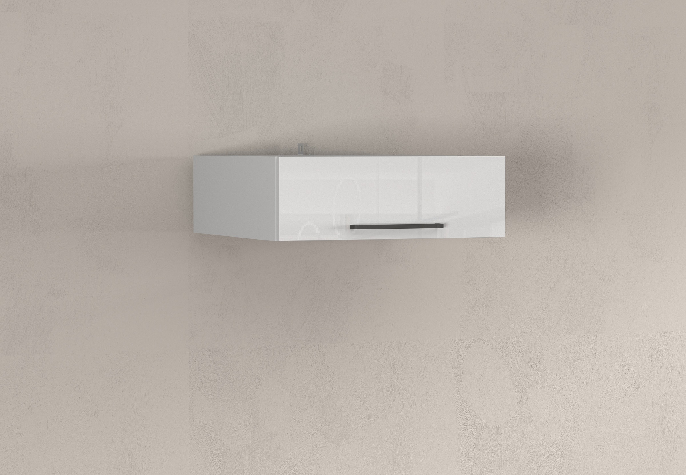 KOCHSTATION Aufsatzschrank »Luna, Hängeschrank, Küchenhängeschrank, Made in Italy« B/T/H: 60×60×20 cm, zusätzlicher Stauraum über der Arbeitsfläche