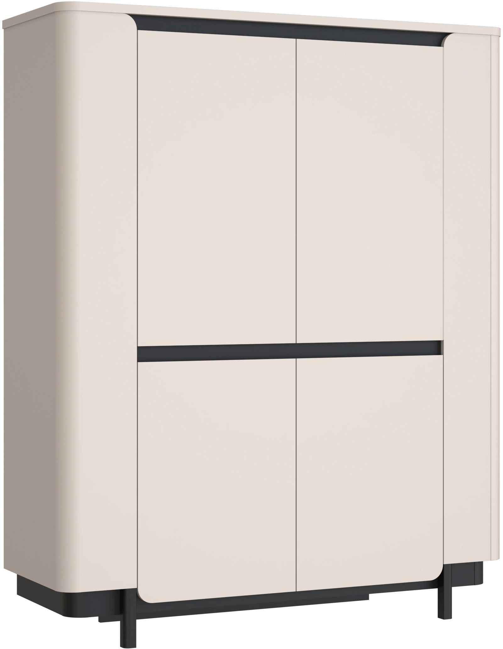 FORTE Vitrine »Vodol«, Highboard, Soft Close, ABS Kanten