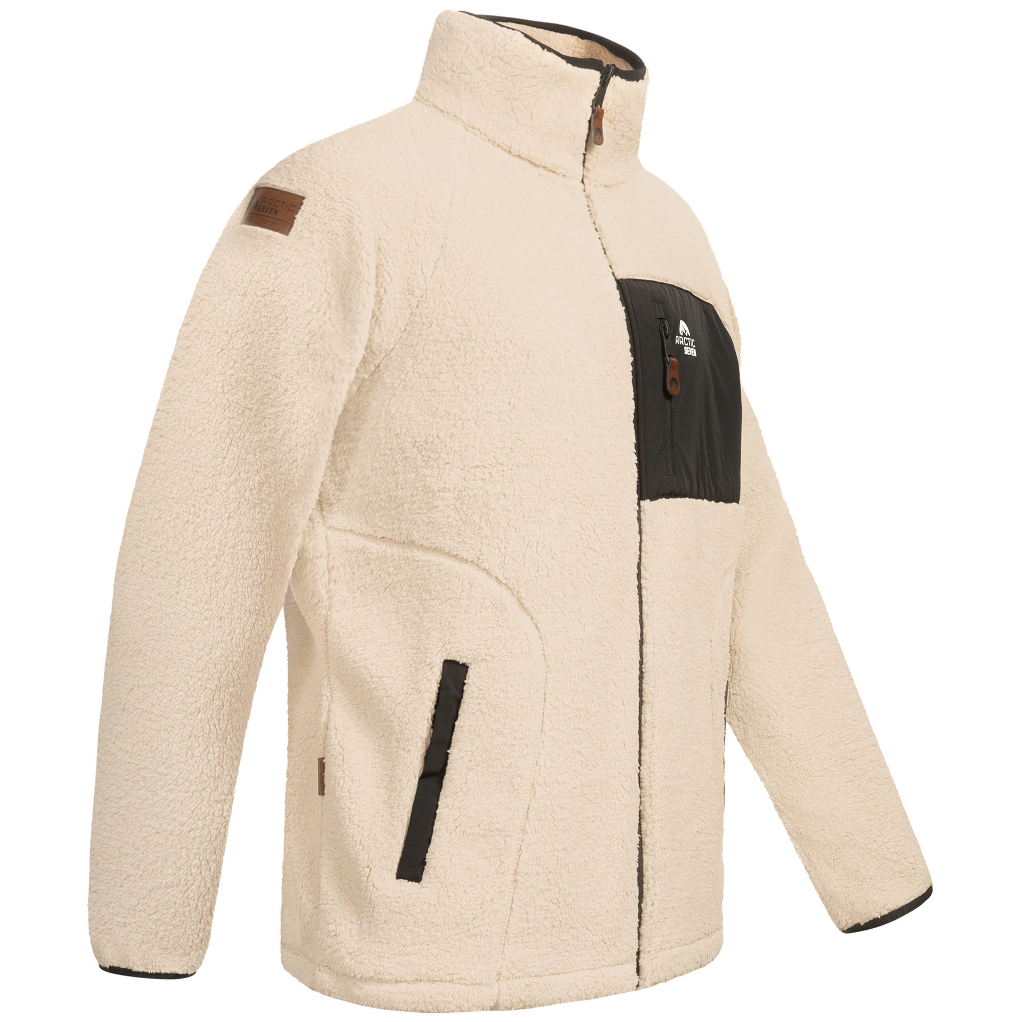 Arctic Seven Fleecejacke »Arctic Seven Herren Sherpa Fleecejacke AS415«