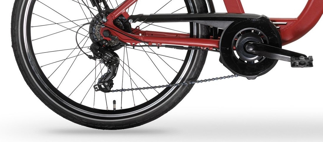 MBM »Elektro-Citybike RHEA  26 Zoll, red«