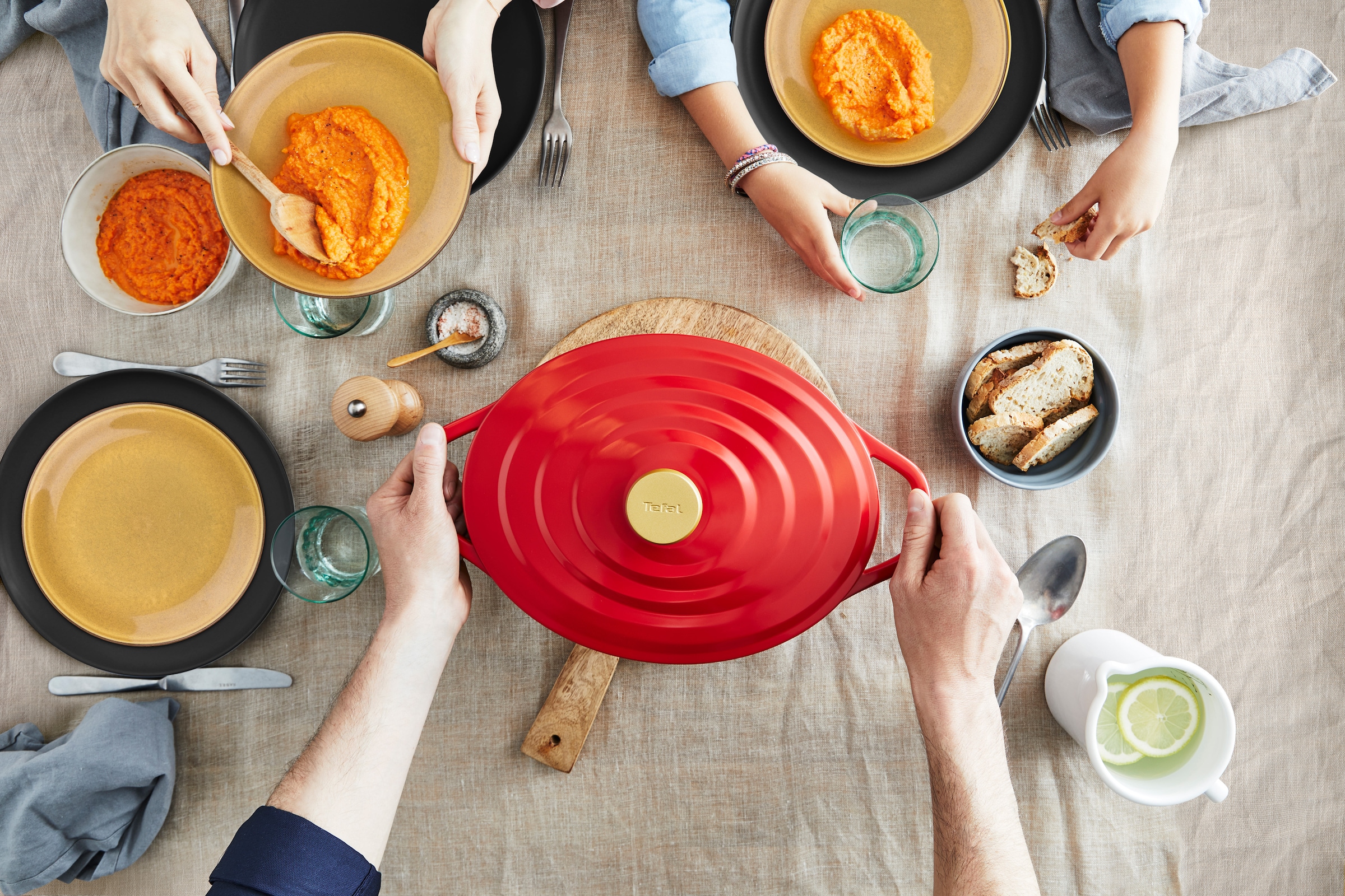 Tefal Bräter »Air« 2 Stk. tlg. Aluminiumguss