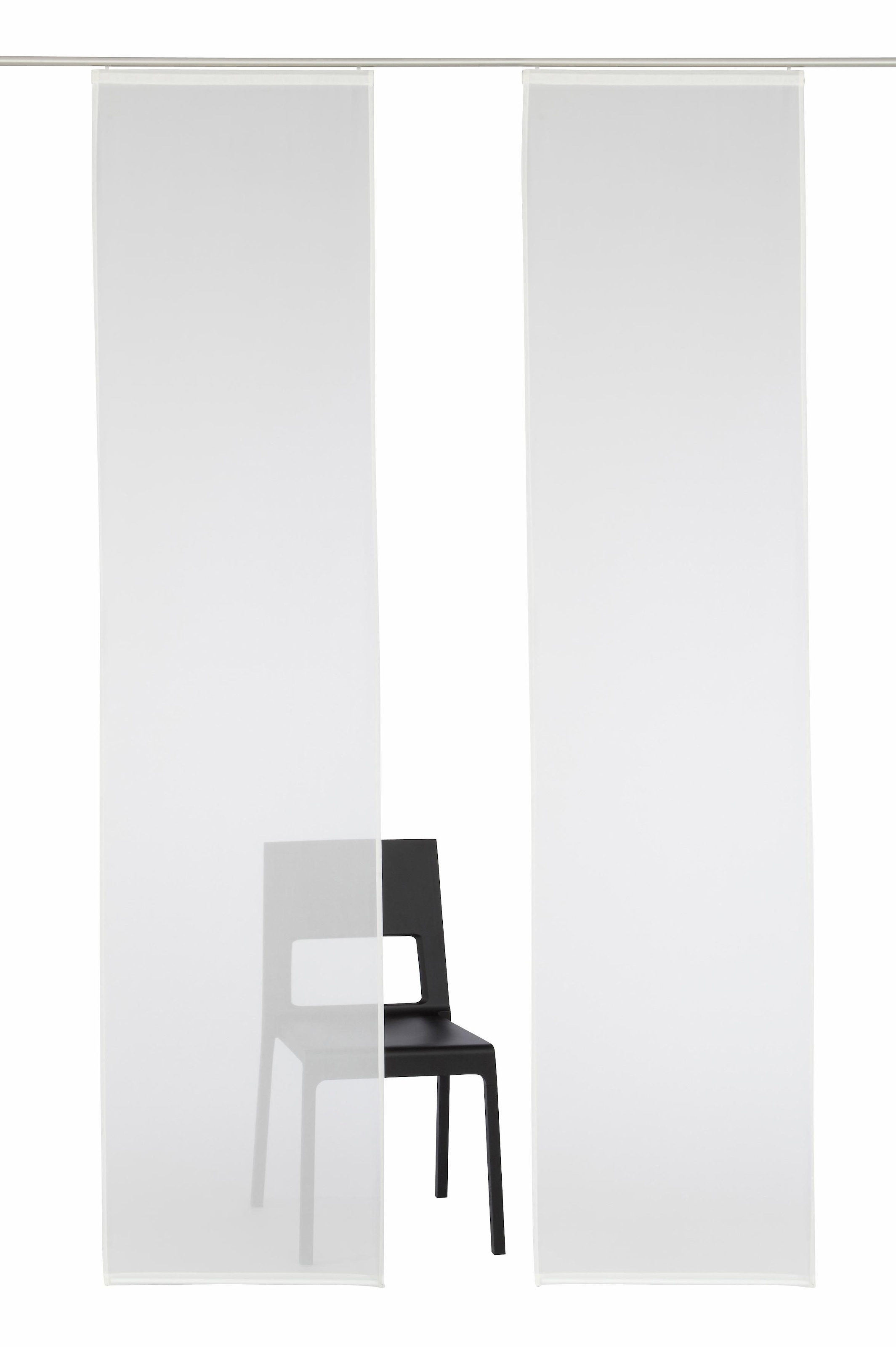 OTTO home Schiebegardine »Xanten« Klettband 2 Stk. tlg. 2-er Set, mit Befestigungszubehör, Breite 57 cm, Raumteiler, modern