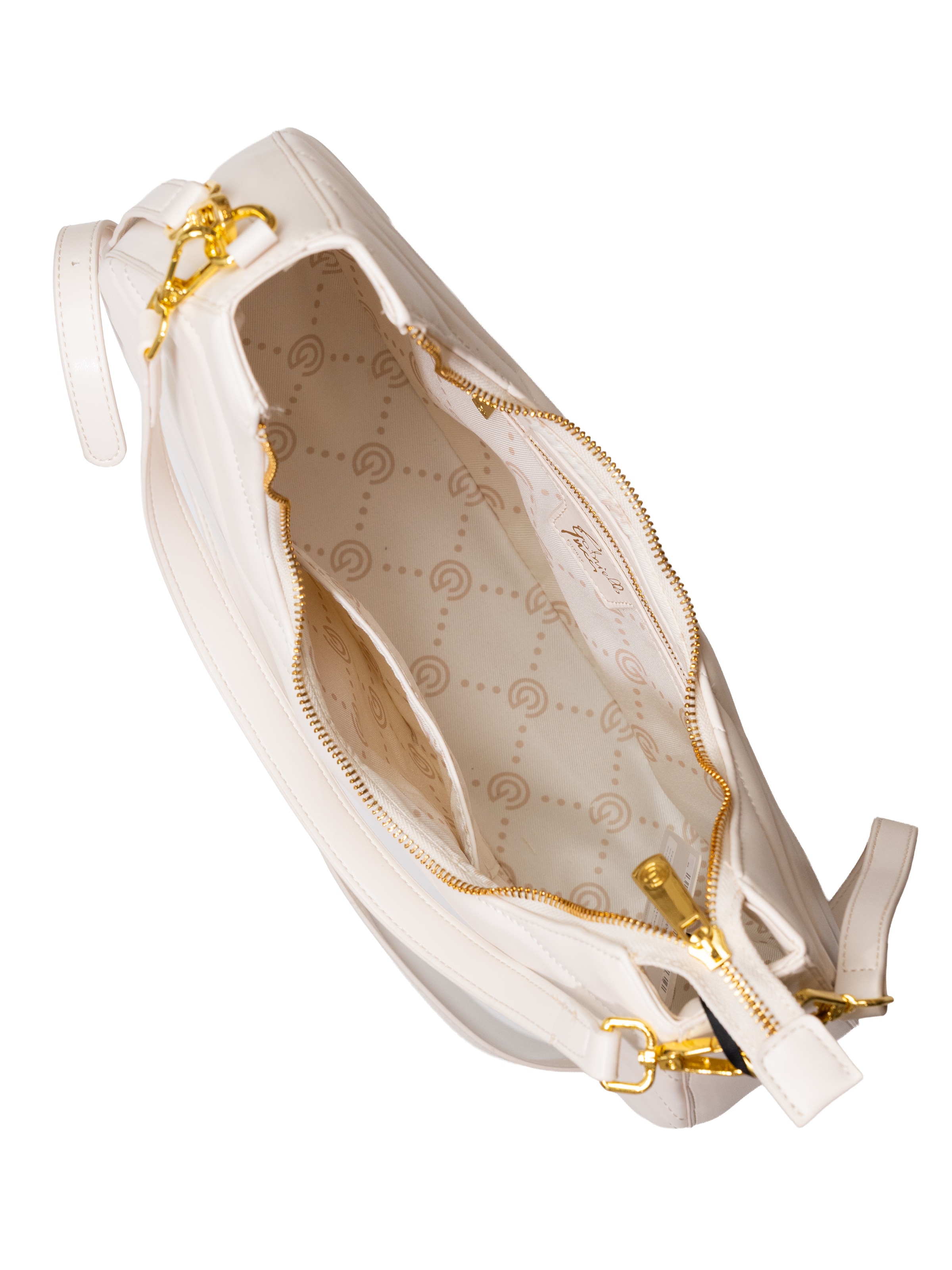 Gabriella GUCCI Hobo »JENNIFER« Damen Henkeltasche, Schultertasche, Umhängetasche mit vielen Details
