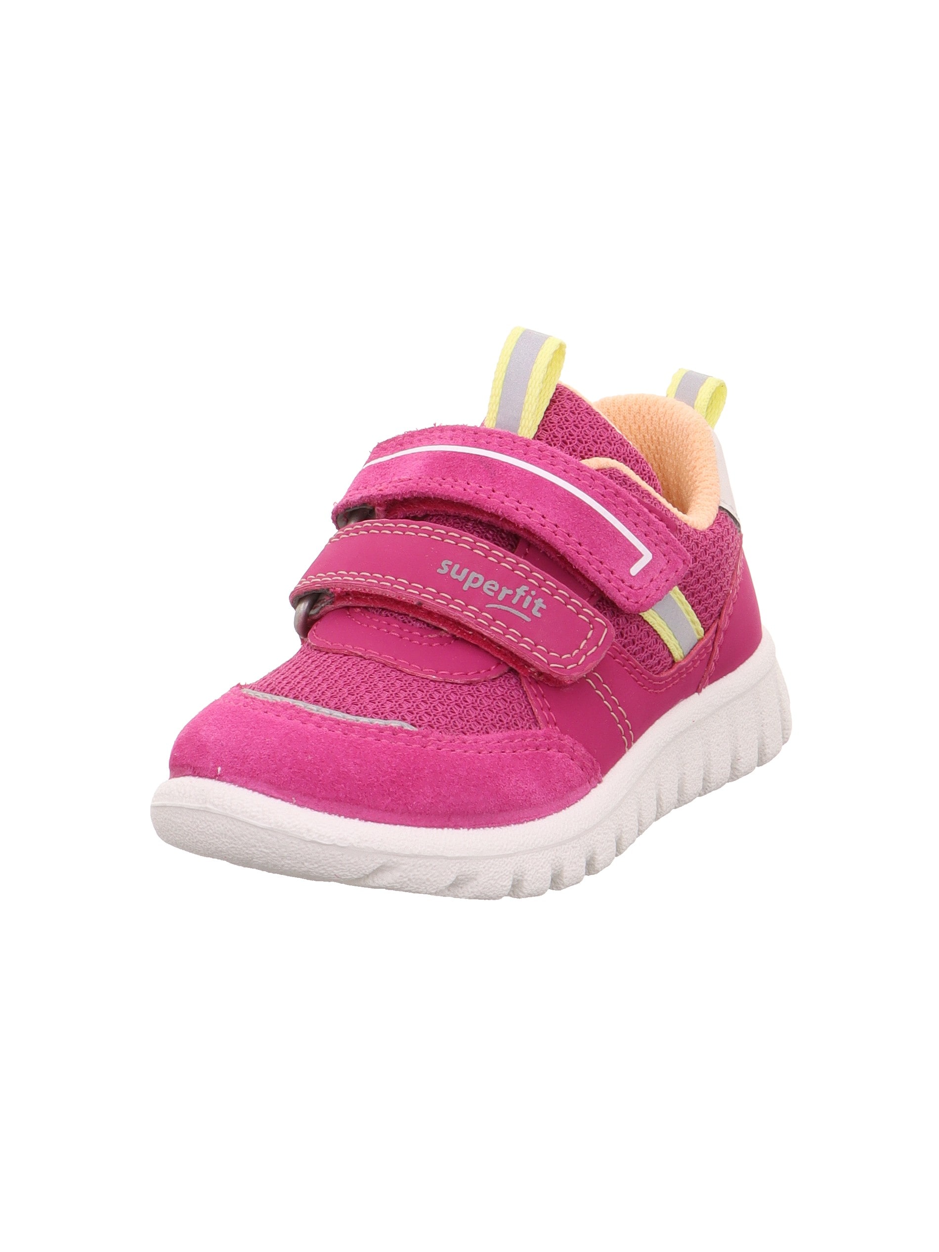 Superfit, Unisex, Sneaker »SPORT7 MINI WMS: mittel« Klettschuh, in WMS: Weite mittel, Größenschablone zum Download, pink-orange, 29, pink-orange, 