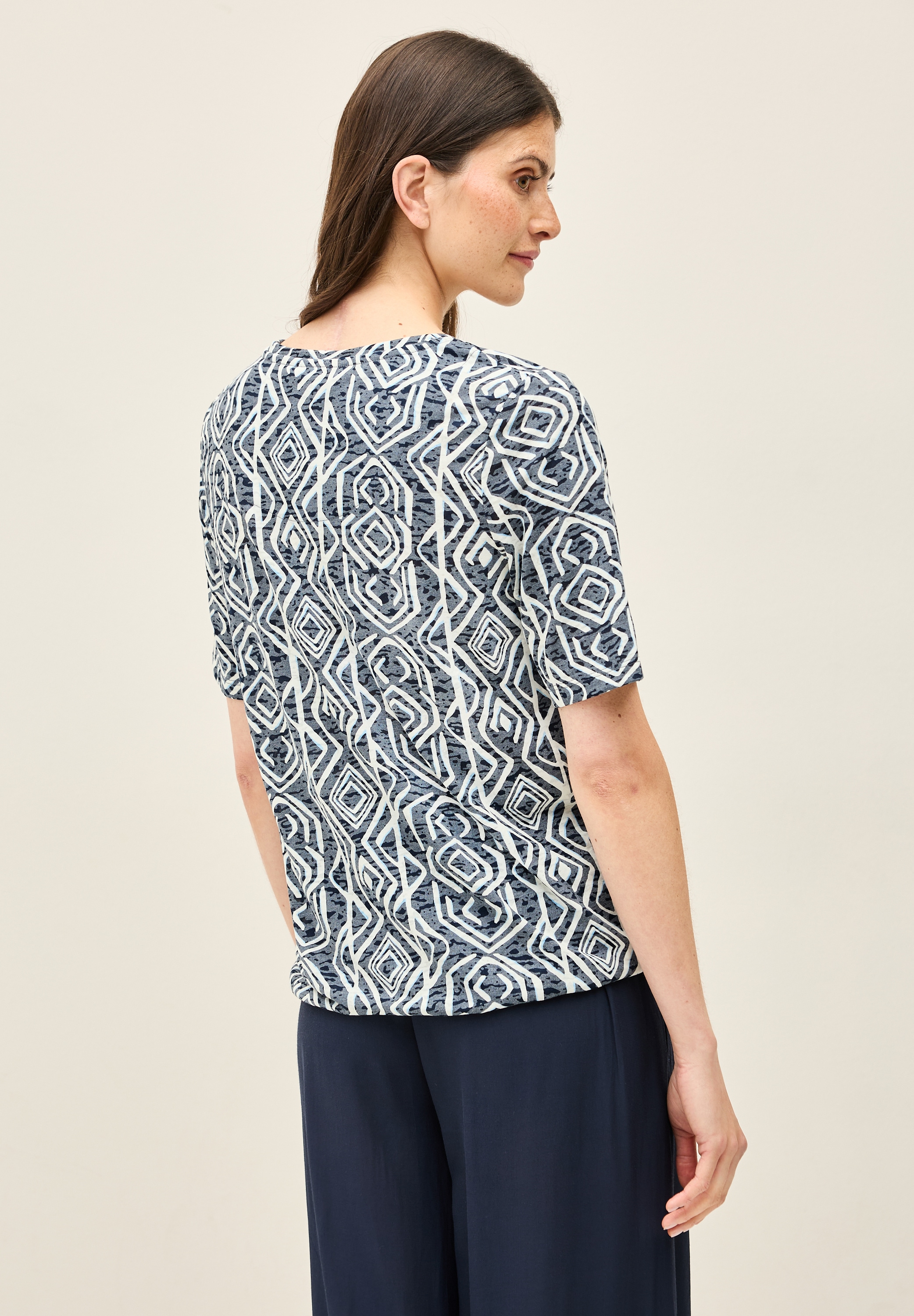 Cecil T-Shirt, in Ausbrenner-Optik