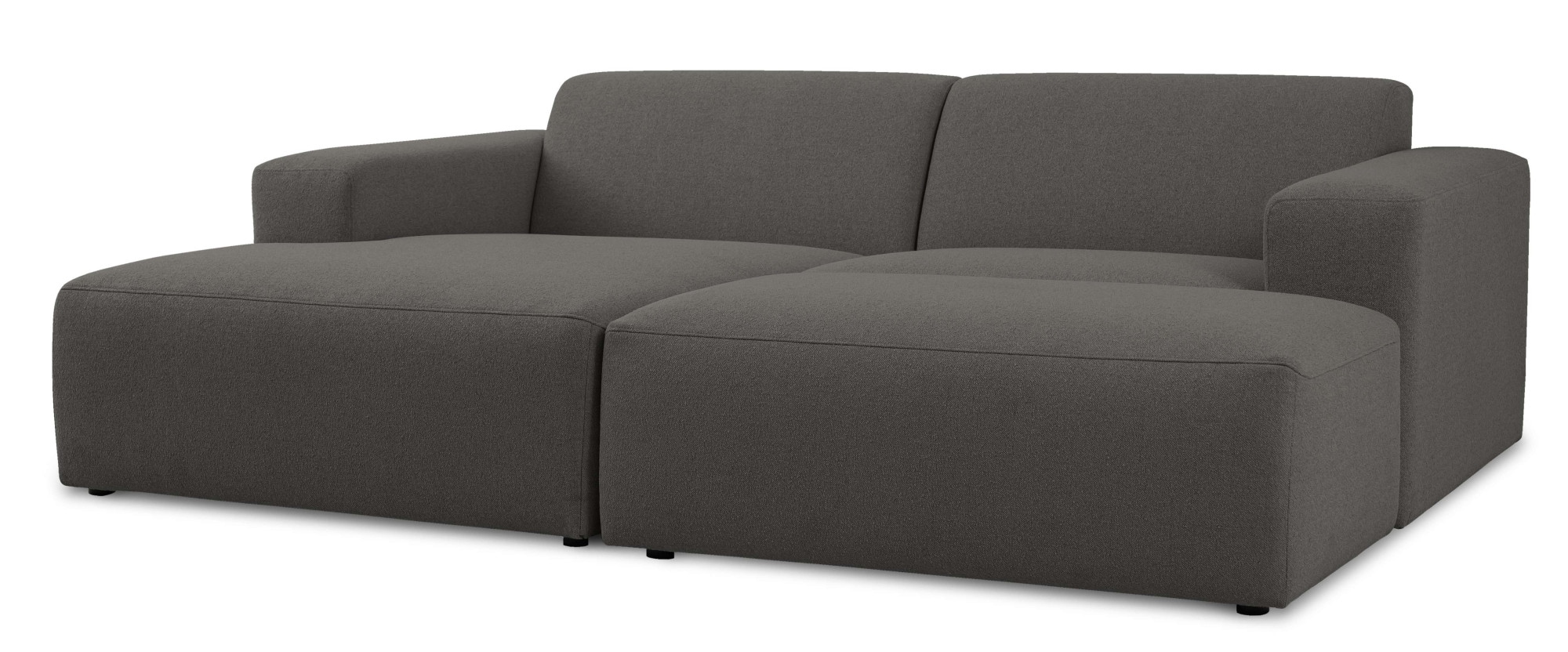INOSIGN Ecksofa »Koa,228cm, L-Form, Modulsofa, Webstoff, Cord«, Designsofa, Set, Hocker inklusive, weicher Lounge-Sitzkomfort